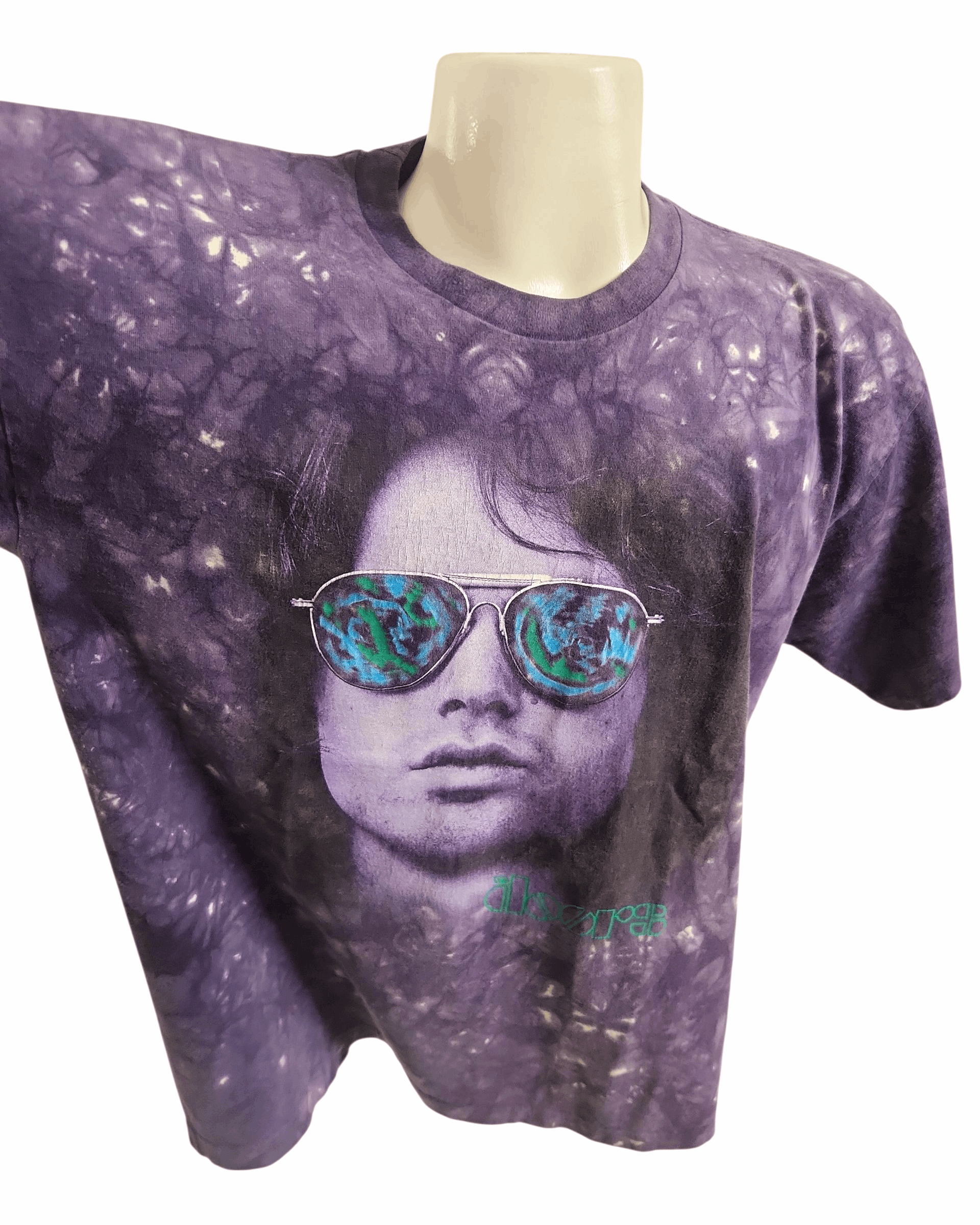 Band Tees THE DOORS Liquid Blue missing tag Tiedye Shirt 2006 SZ Large Size US L / EU 52-54 / 3 - 2 Thumbnail