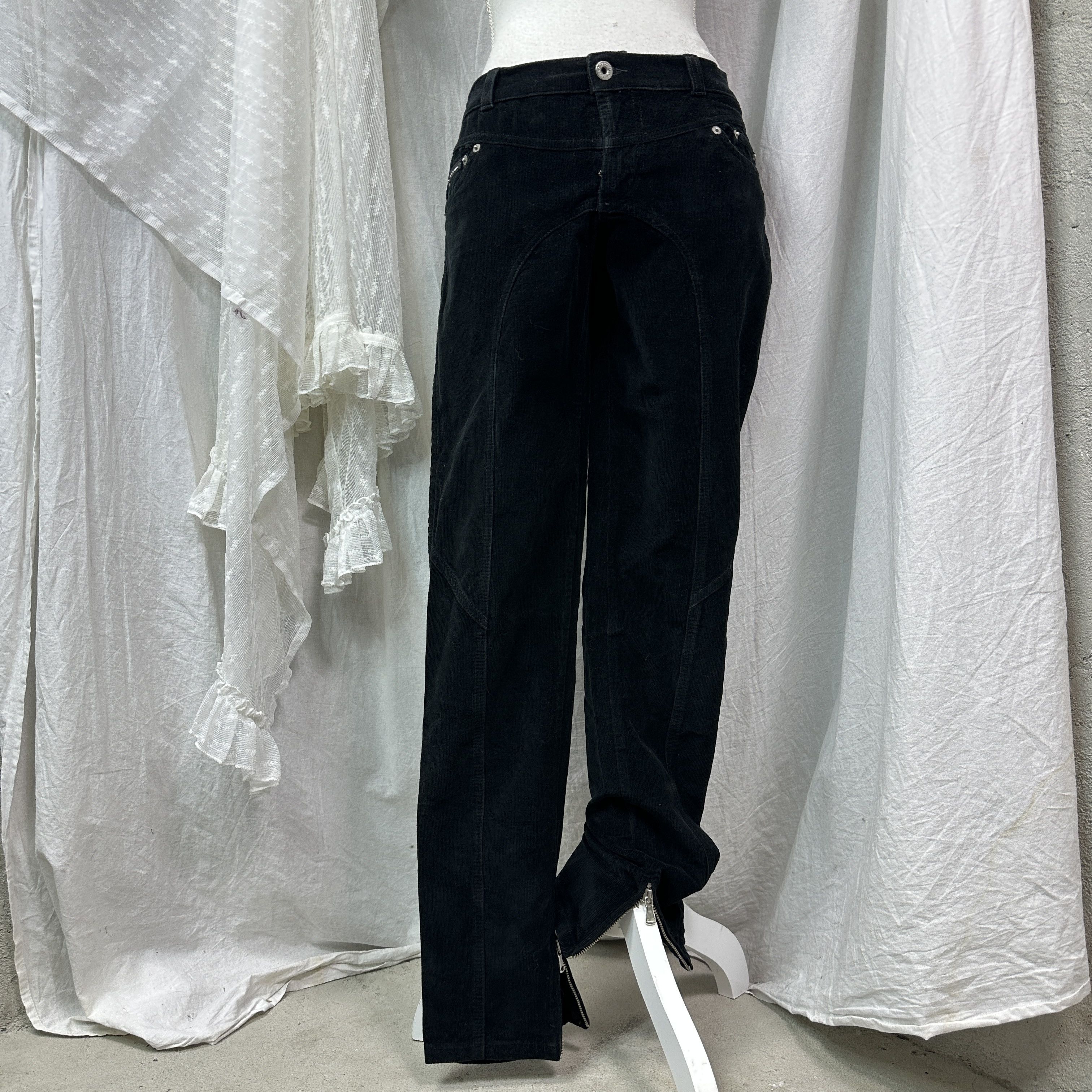 Dolce & Gabbana Vintage Skinny Fitted Corduroy Dolce & Gabbana Pants Y2K Size 29" - 1 Thumbnail