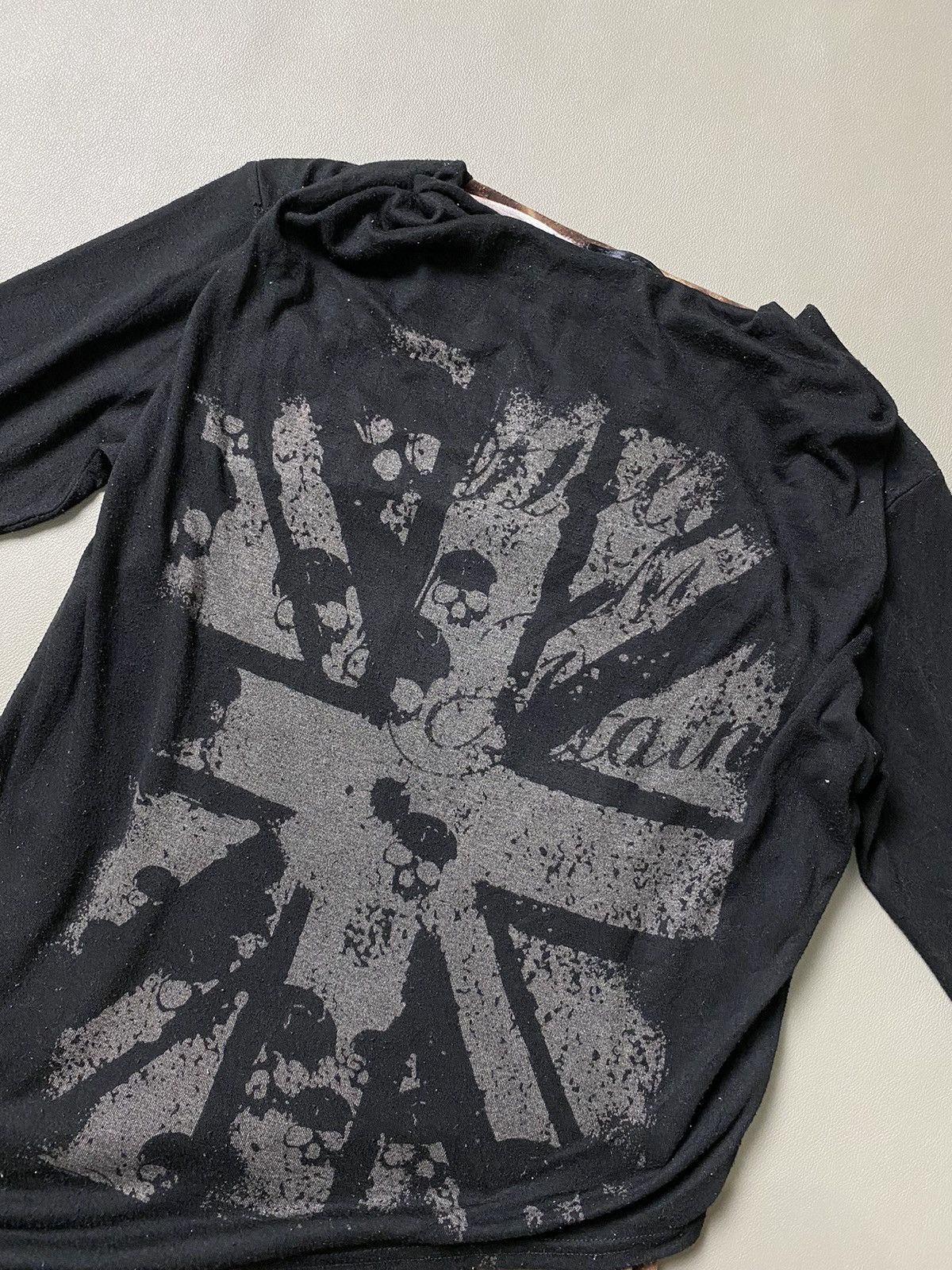 14th Addiction × Japanese Brand × KMRii Gothic Japanese Double Layer Asymmetrical Tshirt Size US M / EU 48-50 / 2 - 5 Thumbnail