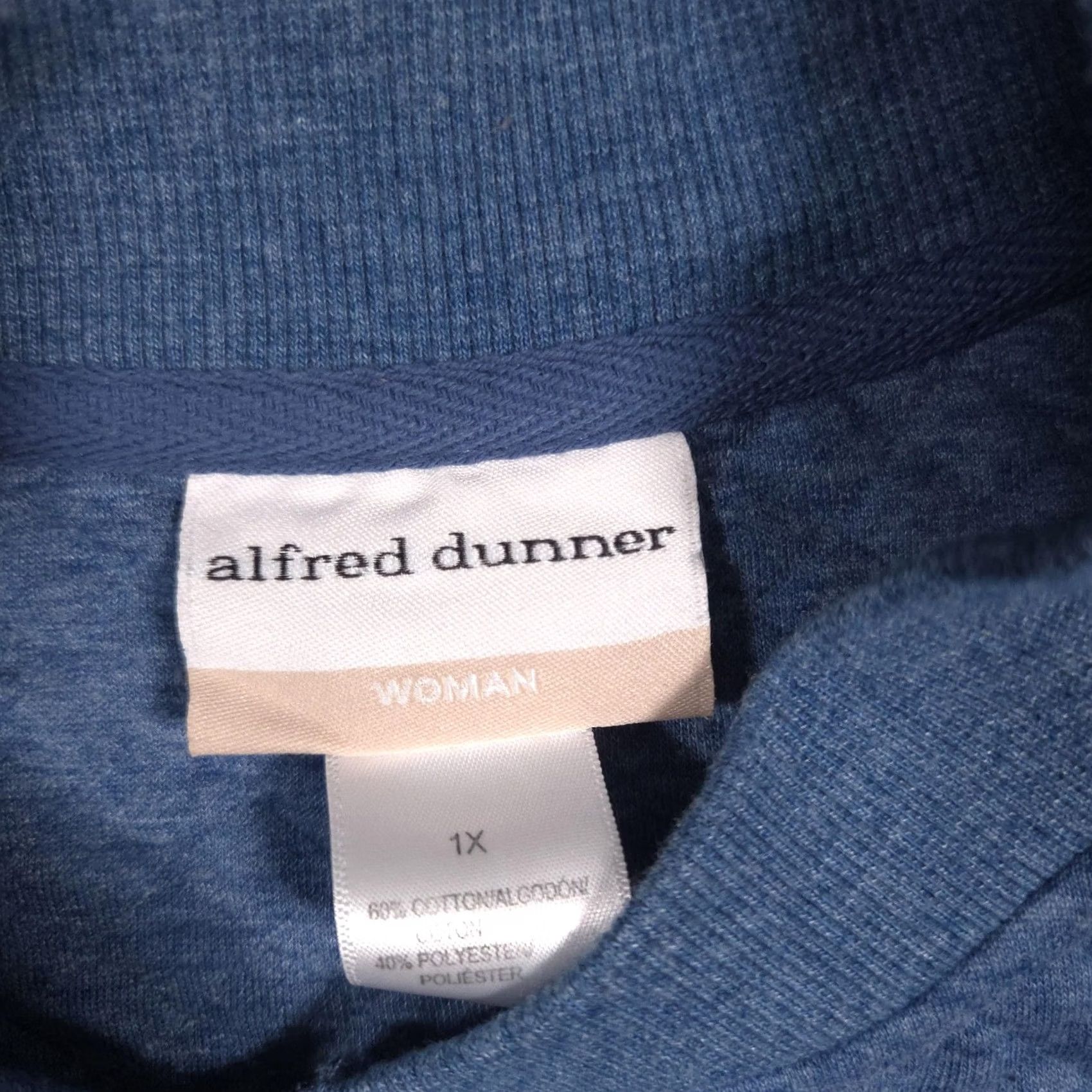 Vintage Alfred Dunner Vest Womens 1X Blue Quilted Knit Full Zip Pockets Casual Vest Womens 1X Blue Quilted Knit Full Zip Pockets Casual Size XL / US 12-14 / IT 48-50 - 5 Thumbnail