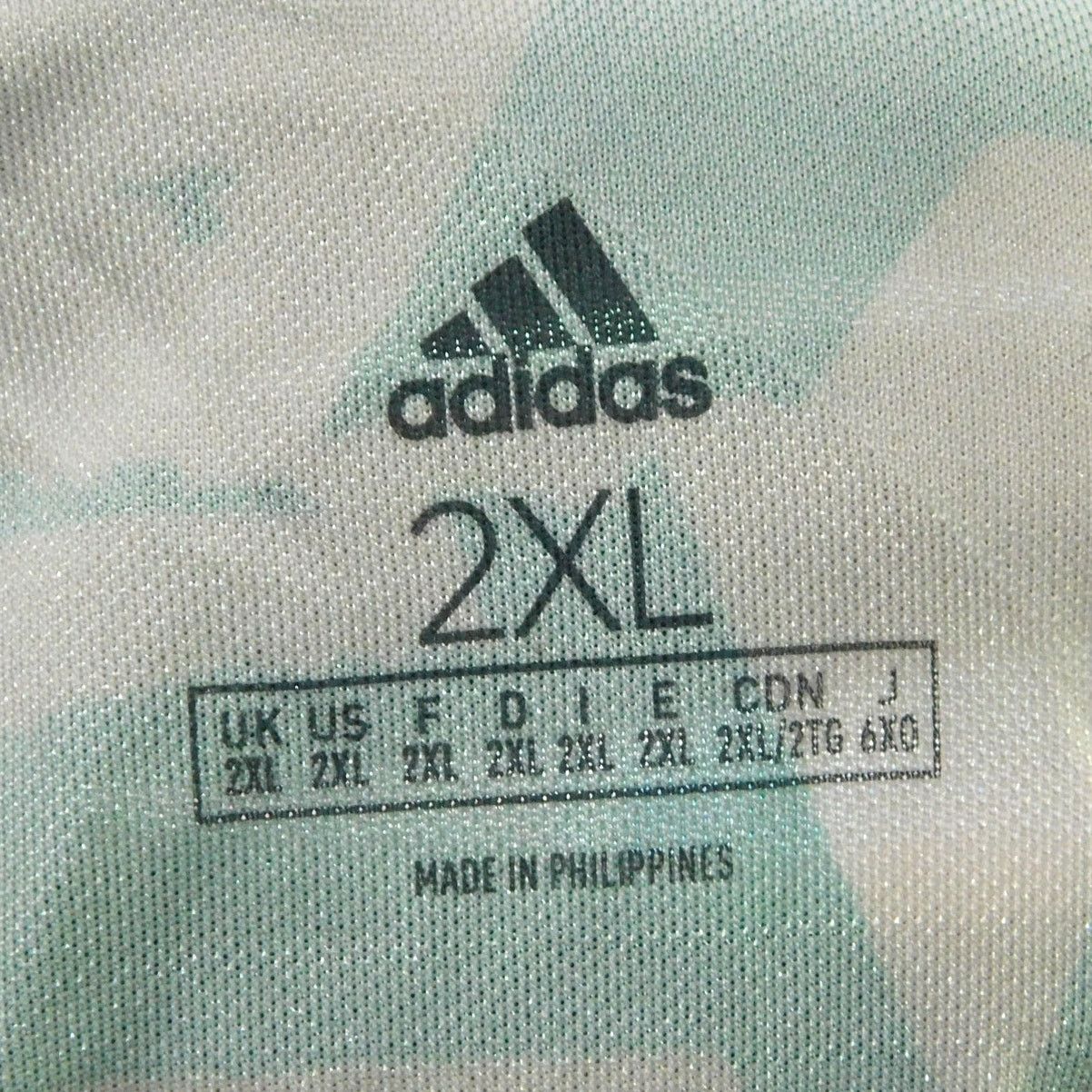 Adidas Adidas Tan DNA Graphic Soccer Jersey Size 2XL White Green Size US XXL / EU 58 / 5 - 3 Thumbnail