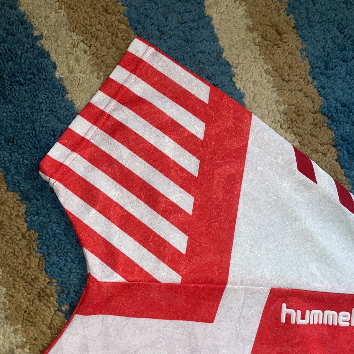 Vintage Denmark Historic shocking Run Jersey 1992 Size US XL / EU 56 / 4 - 6 Thumbnail