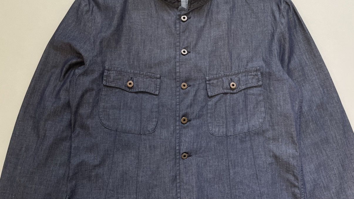 Miu Miu Mid 2000s Blue Denim ‘Western’ Over Shirt Size US M / EU 48-50 / 2 - 6 Thumbnail