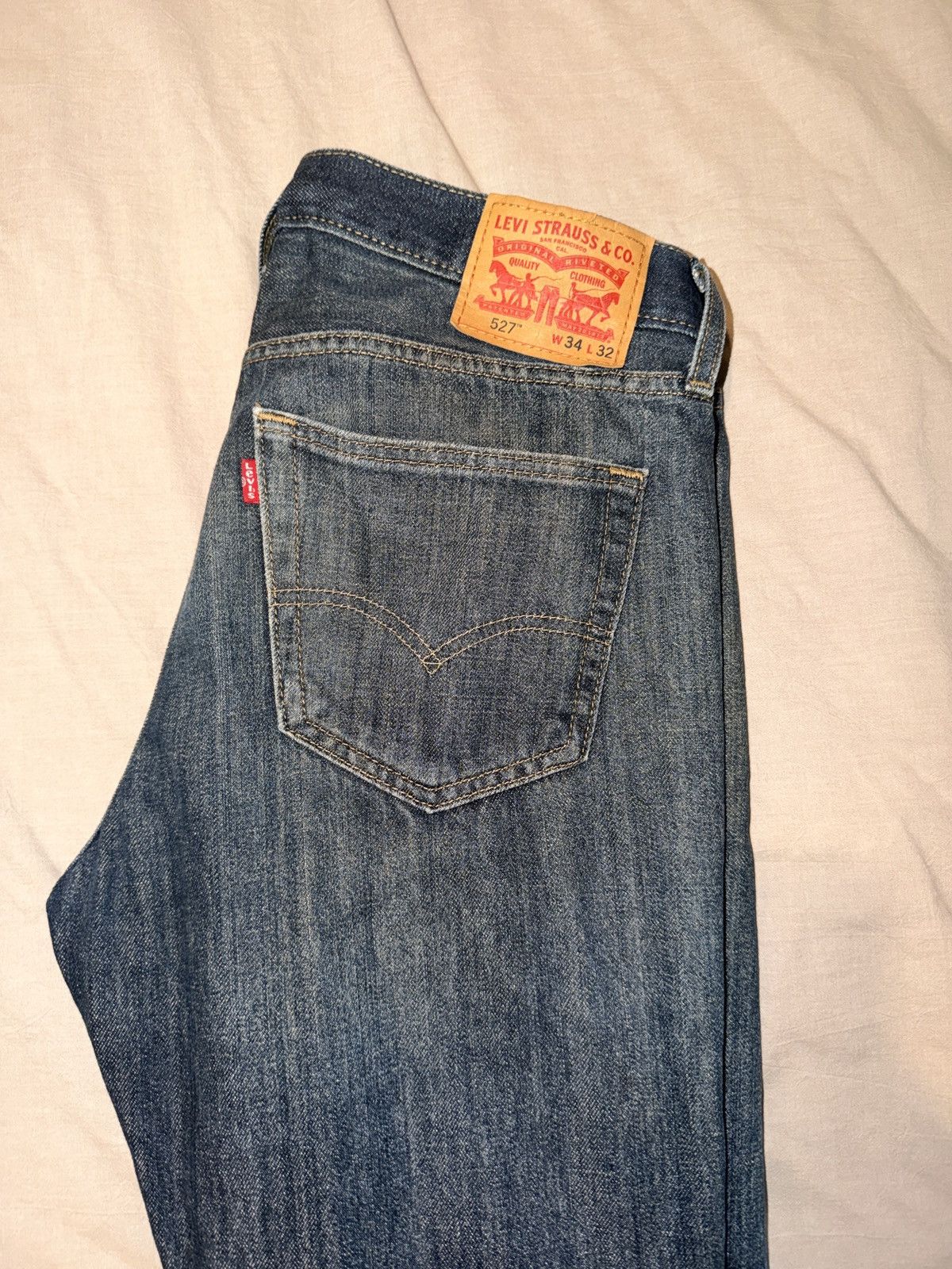 Levi's Levis 527 bootcut jeans Size US 33 - 2 Thumbnail