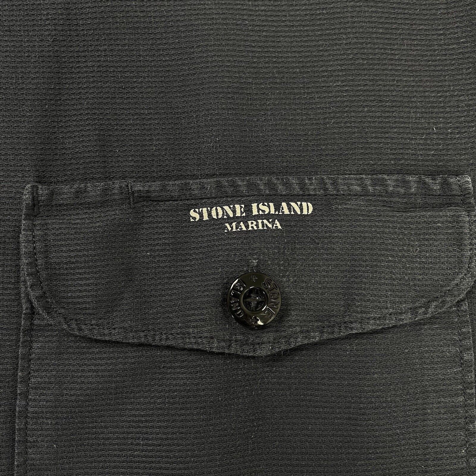 Stone Island Vintage Stone Island Marina Corduroy Shirt Stencil Spell Out Size US M / EU 48-50 / 2 - 2 Thumbnail