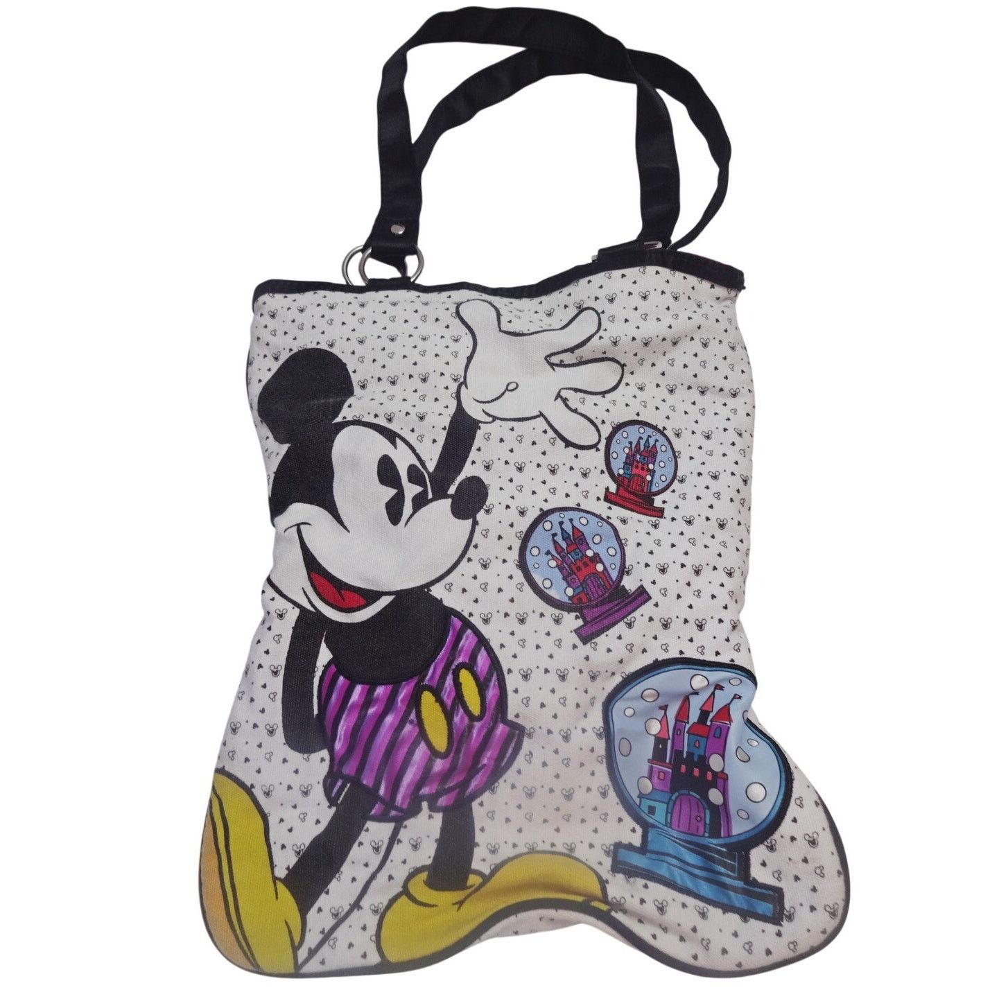 Disney Disneyland Mickey Snow Globe Tote Bag RARE VTG Size ONE SIZE - 1 Thumbnail
