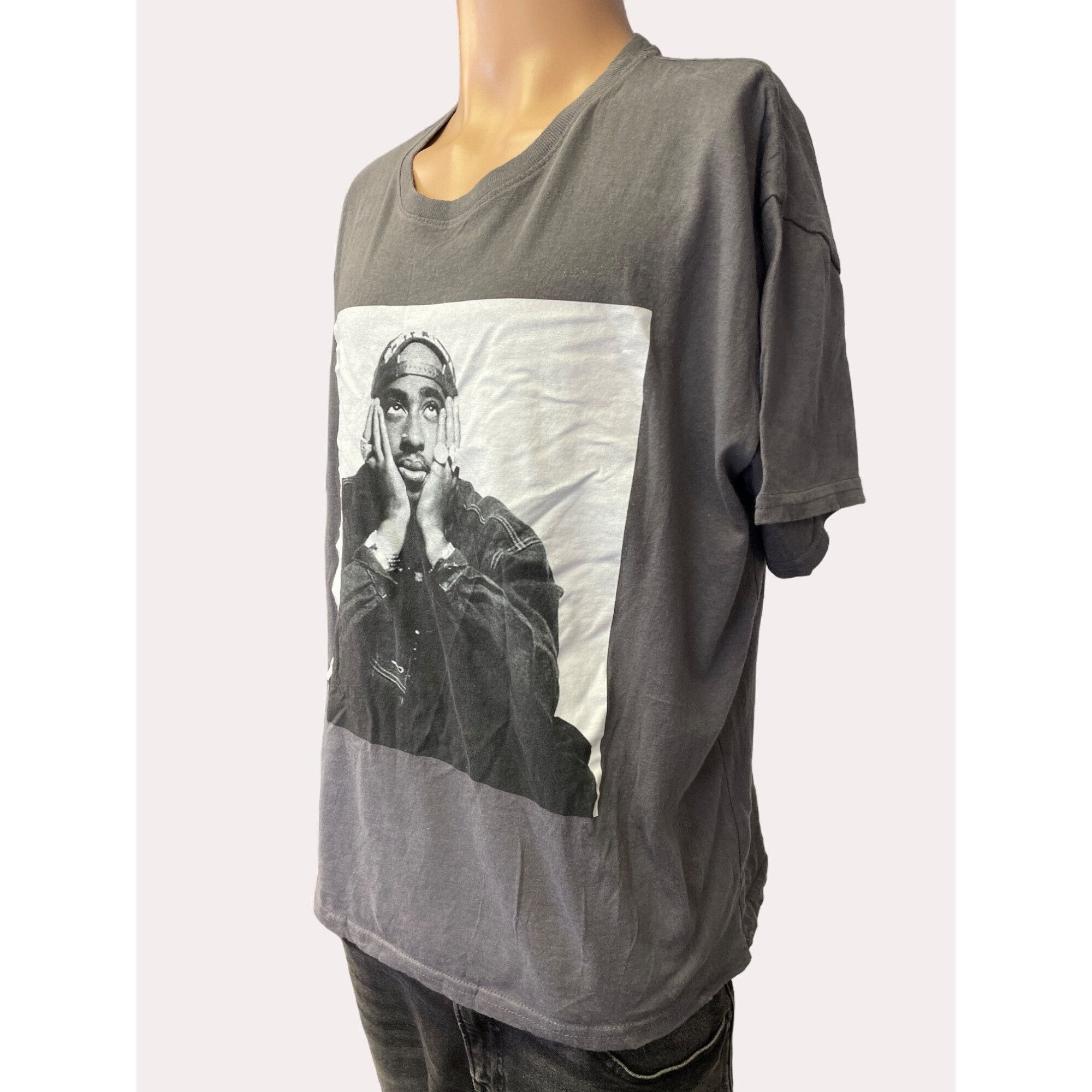 Other 2 PAC Gray & White Men's Short Sleeve T-Shirt Size XXL SKU 5 Size US XXL / EU 58 / 5 - 3 Thumbnail
