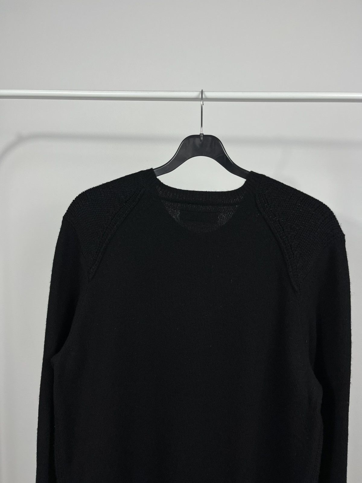 Allsaints AllSaints black wool blend Arley crew knit sweater L Size US L / EU 52-54 / 3 - 13 Thumbnail