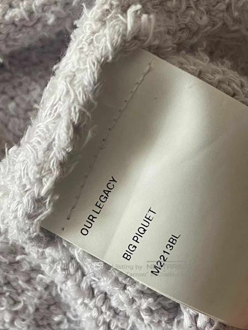 Our Legacy Our Legacy Coarse tweed shirt, sand color Size US XL / EU 56 / 4 - 5 Thumbnail