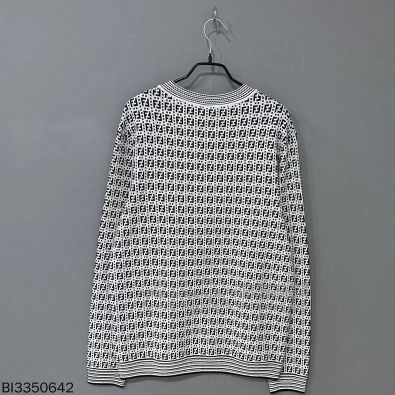 Fendi Fendi Printed black and white logo sweatshirt Size US M / EU 48-50 / 2 - 3 Thumbnail