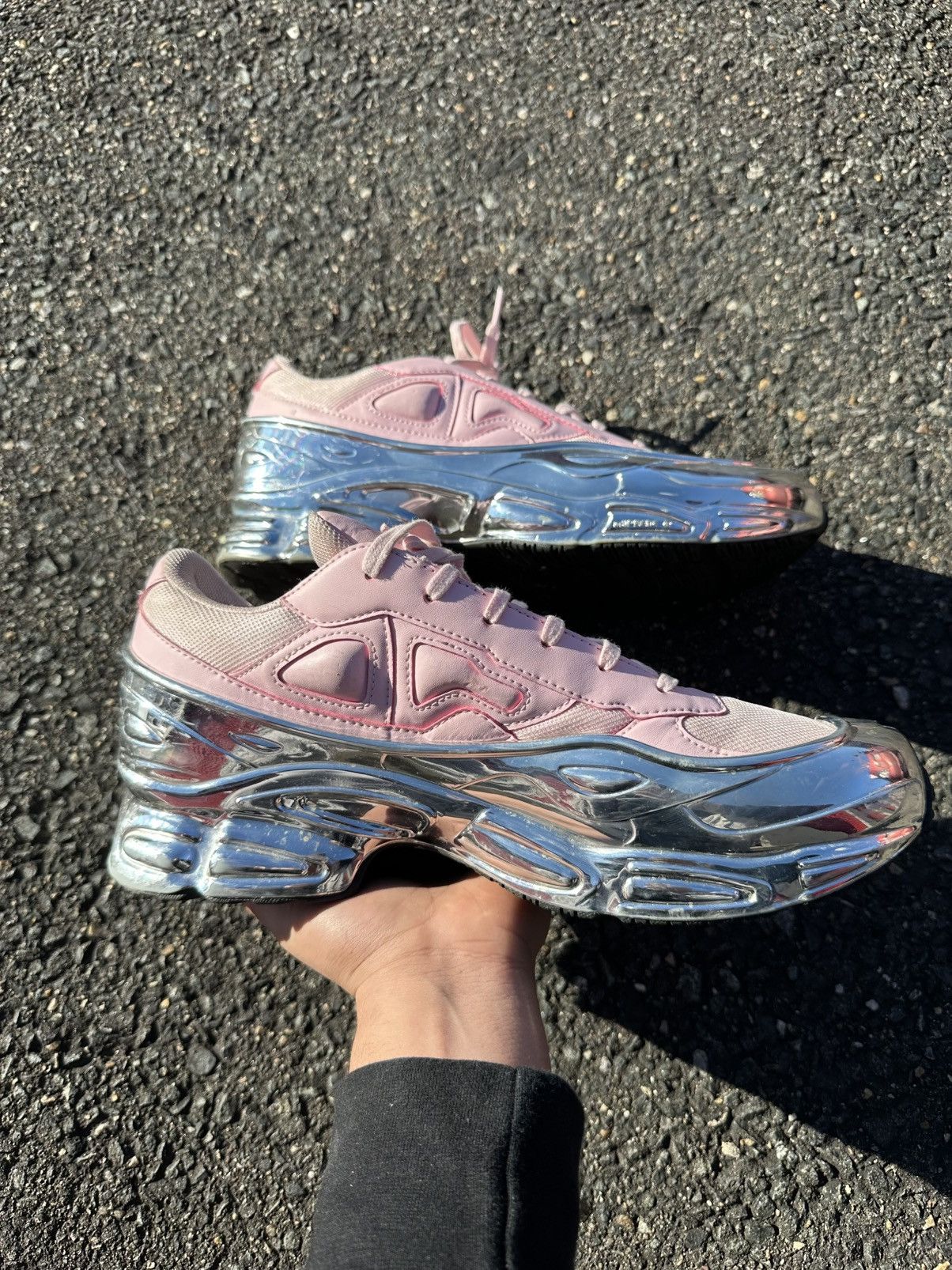 Raf Simons Raf Simons Mirrored Clear Pink Size US 11.5 / EU 44-45 - 12 Thumbnail