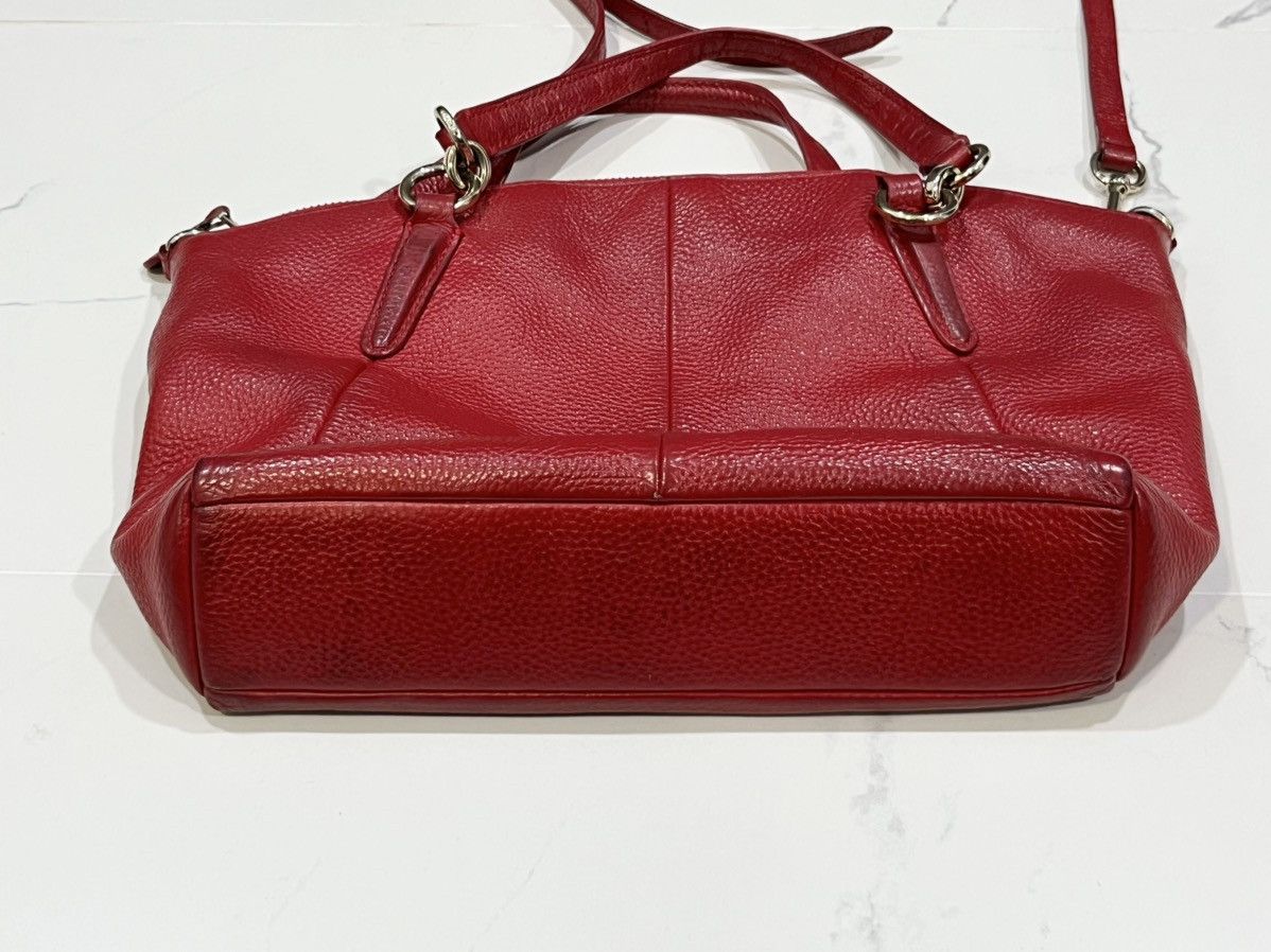 Coach Coach Small Kelsey Satchel Red Pebbled Bags Size ONE SIZE - 16 Thumbnail