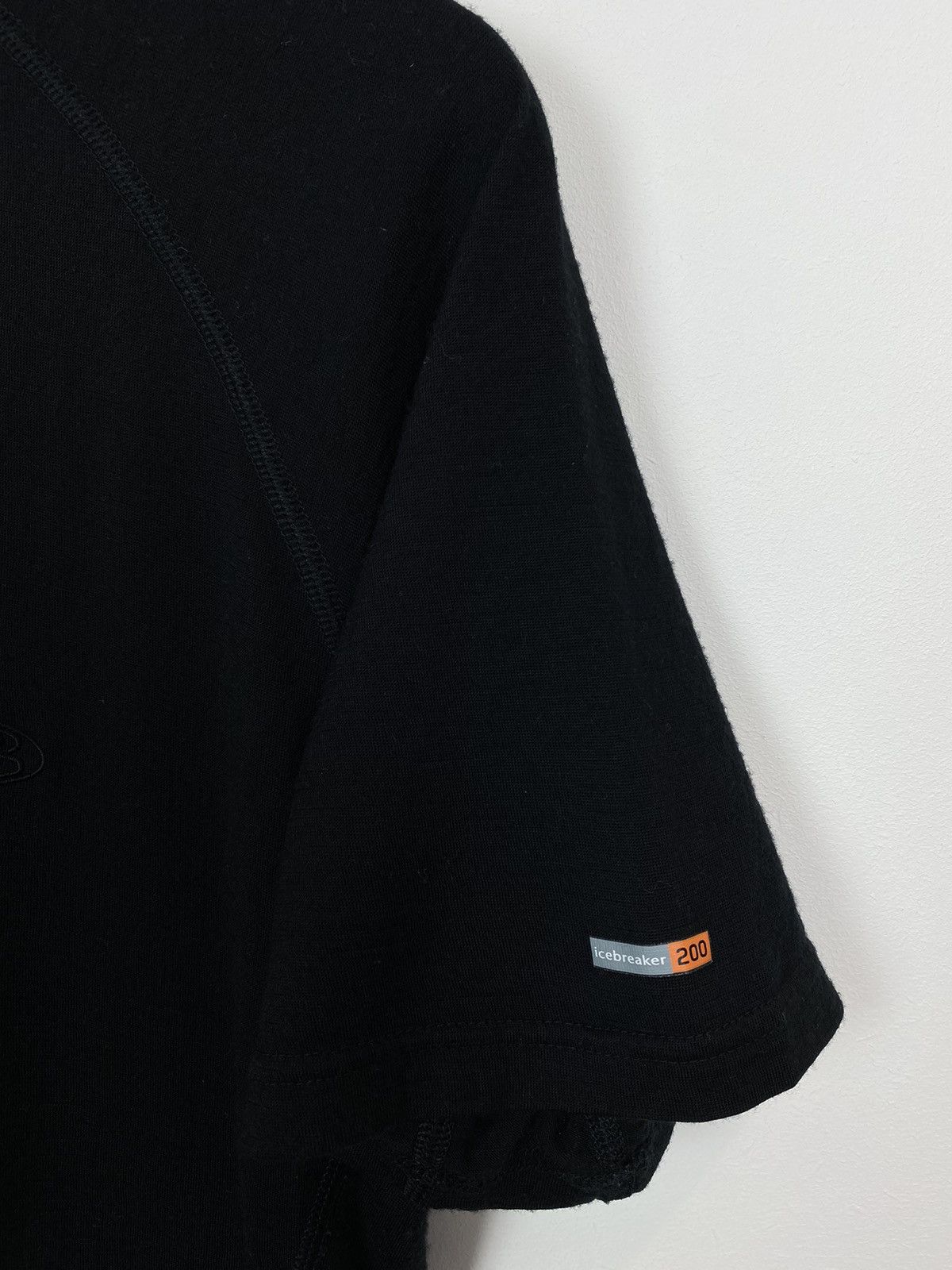 Icebreaker ⛰️ Icebreaker Bodyfit 200 Merino Wool T-shirt Knit Top Black Size US XXL / EU 58 / 5 - 5 Thumbnail