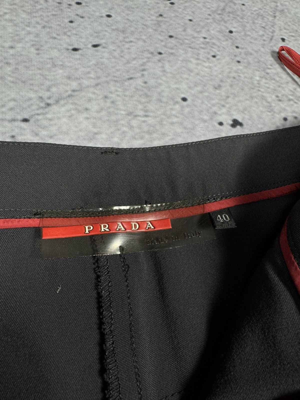 Prada Prada Red Tab Nylon Pants Size 40 Size 27" / US 4 / IT 40 - 6 Thumbnail
