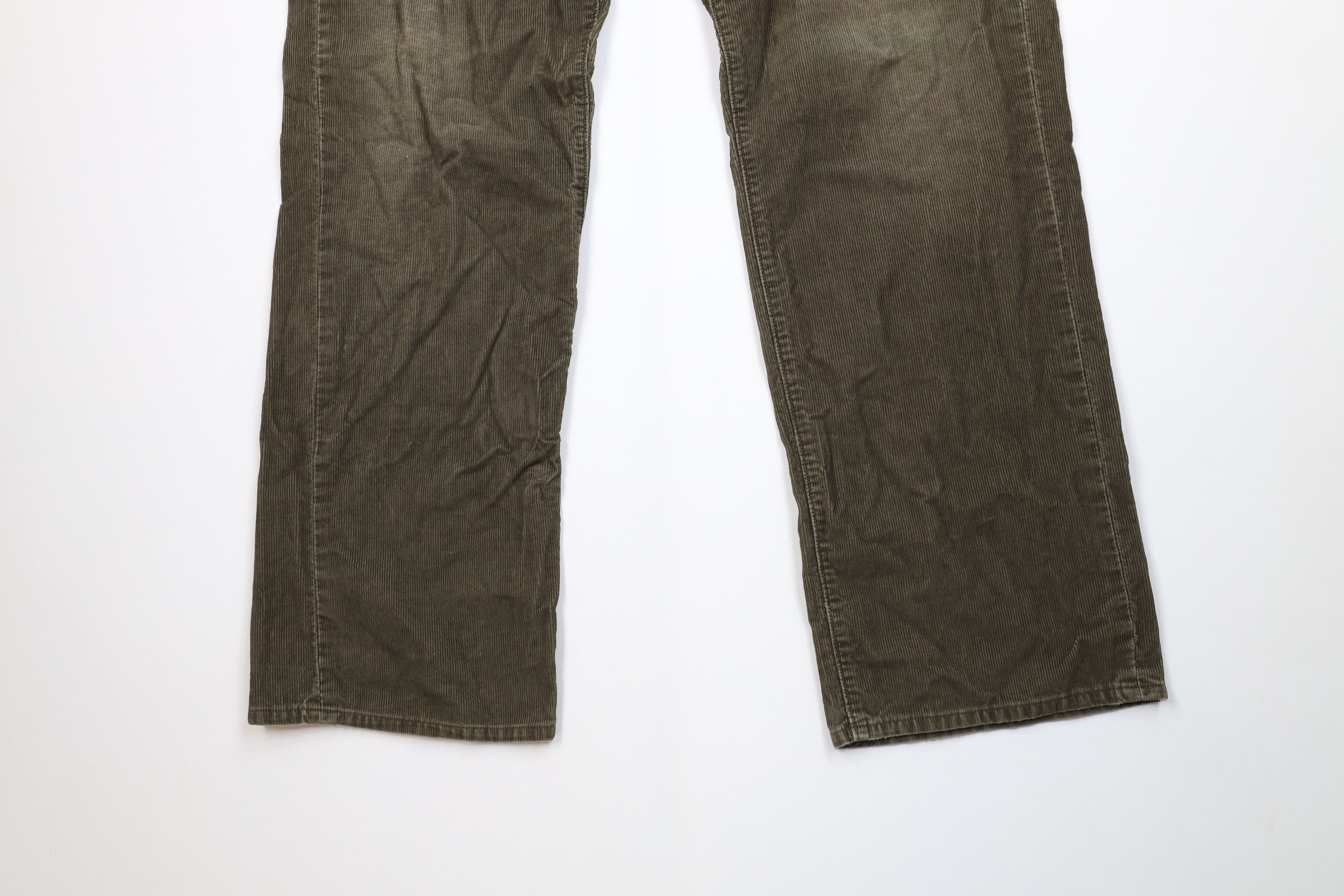 J.Crew Vintage Y2K J Crew Wide Leg Corduroy Chino Pants Green Size US 38 / EU 54 - 4 Thumbnail