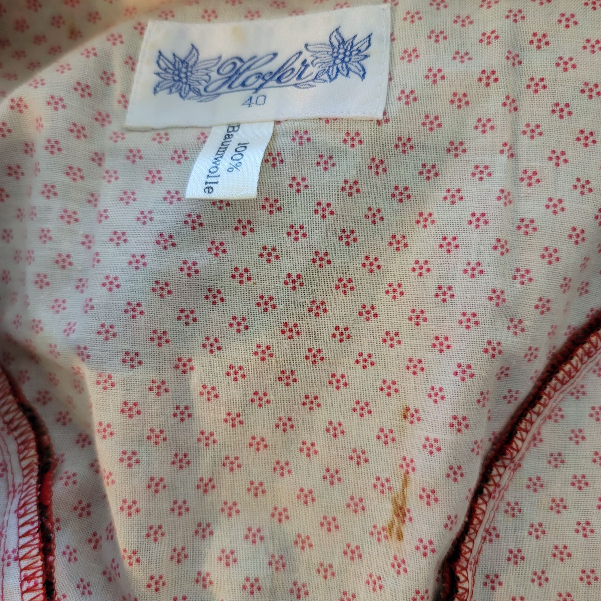 Vintage Vintage Hoefer Prarie Dress Red Green Plaid Long Sleeve Butt Size M / US 6-8 / IT 42-44 - 13 Thumbnail