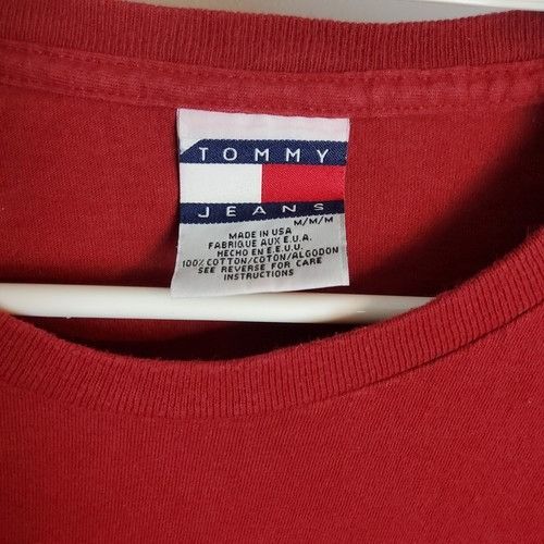 Tommy Hilfiger Tommy Hilfiger Jeans Red Long Sleeve T-Shirt Size US M / EU 48-50 / 2 - 3 Thumbnail