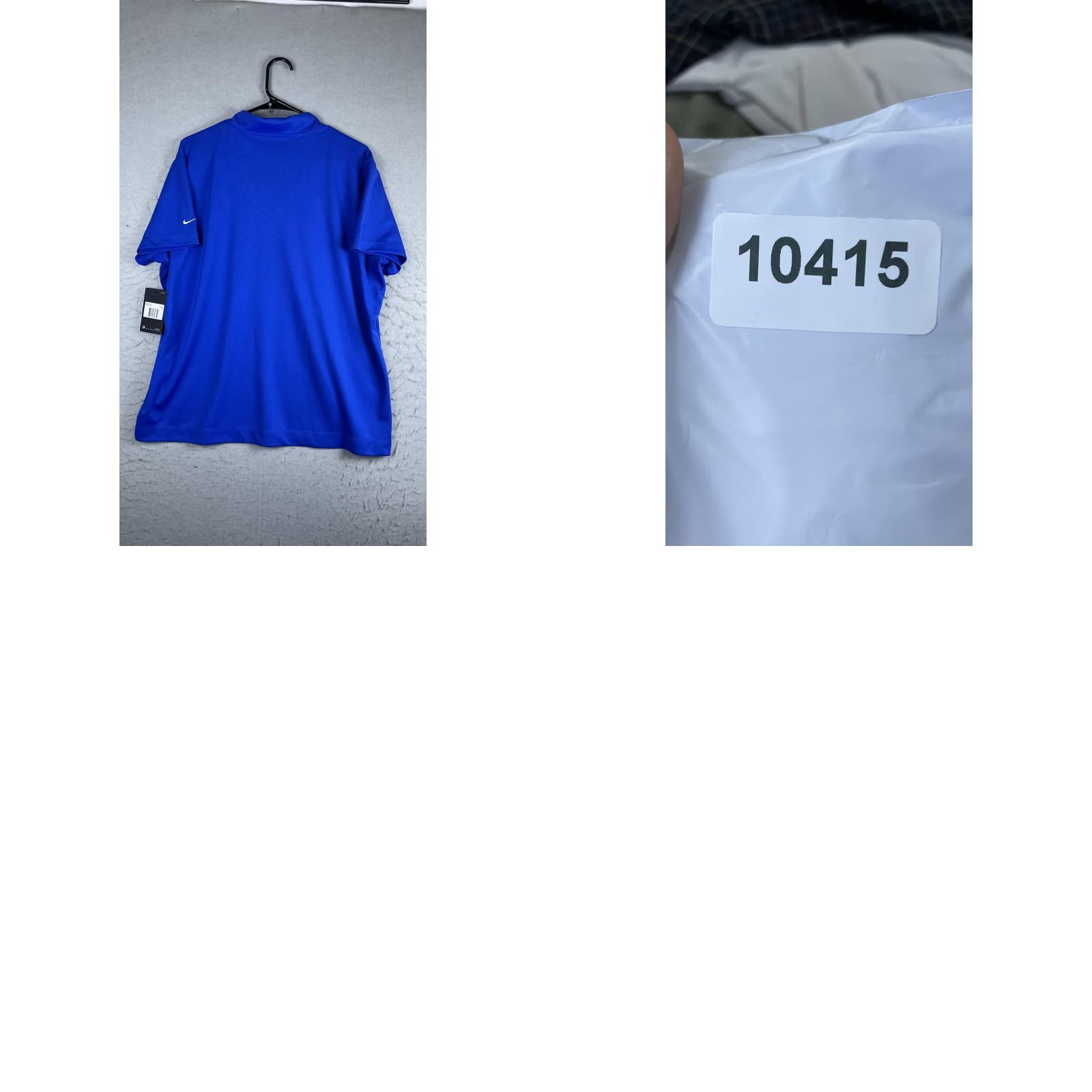 Nike Nike Dri-FIT Polo Shirt Womens XXL Blue V-Neck Golf Top Lightweight Athletic Short Sleeve Shirt Size XXL / US 16-18 / IT 52-54 - 8 Thumbnail