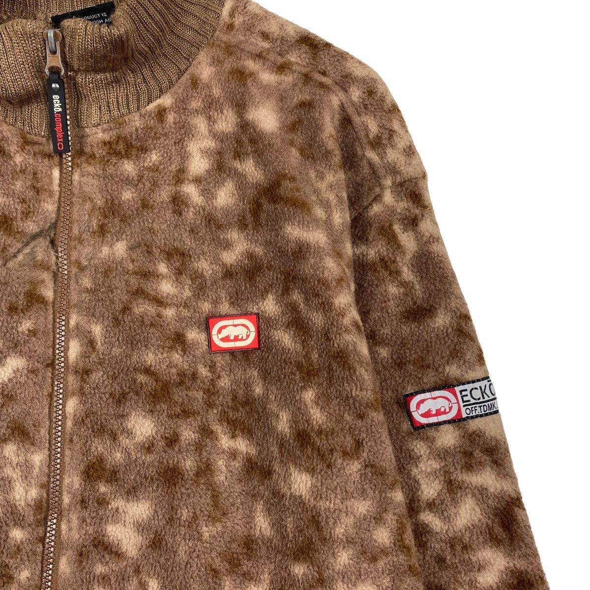 Ecko Unltd. Ecko Unltd Leopard Inspired Kapital Style Fullzip Fleece Size US M / EU 48-50 / 2 - 6 Thumbnail