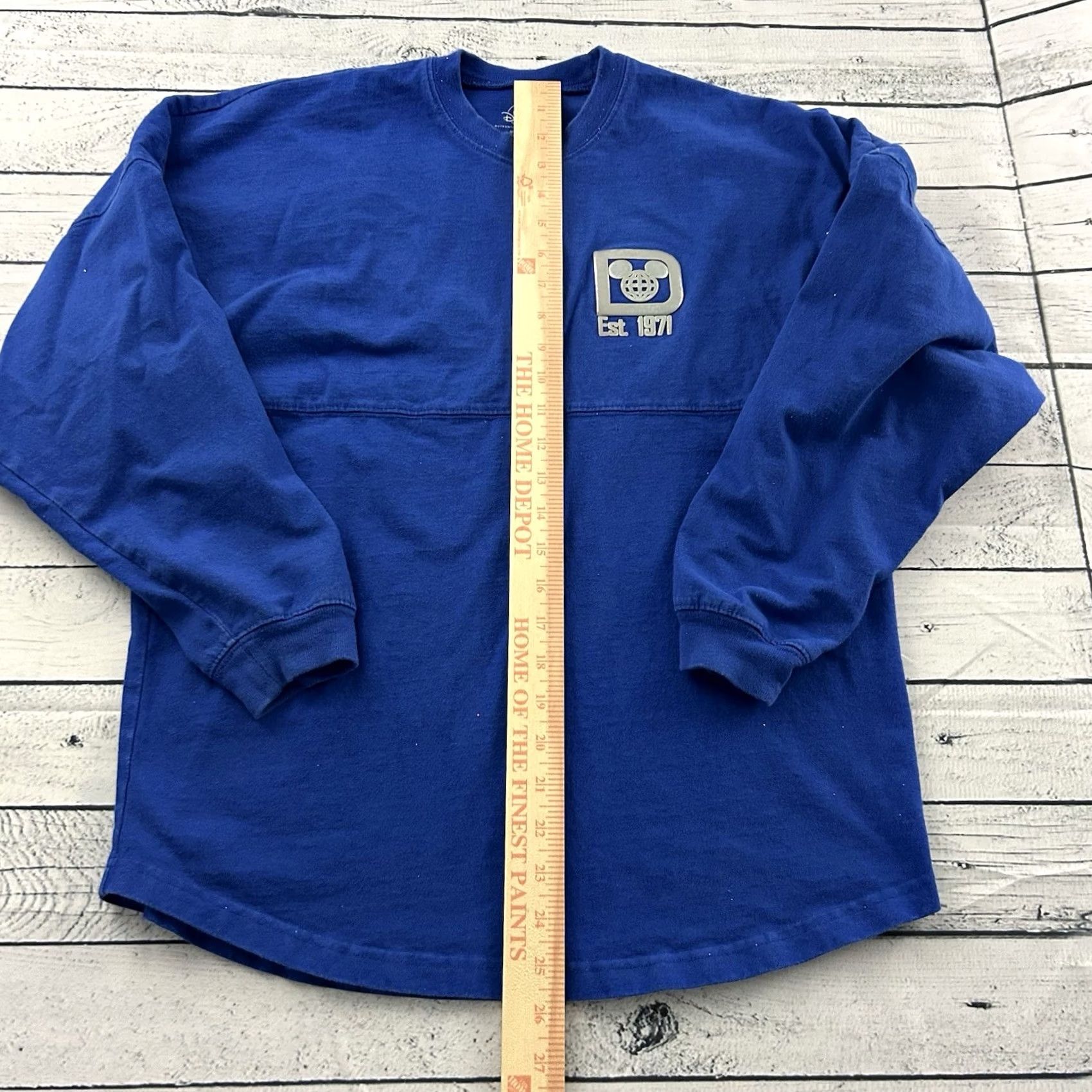 Disney Walt Disney World Long Sleeve Spirit Jersey Shirt Men's Small Blue Disney Spirit Long Sleeve Shirt Mens S Blue Size US S / EU 44-46 / 1 - 5 Thumbnail