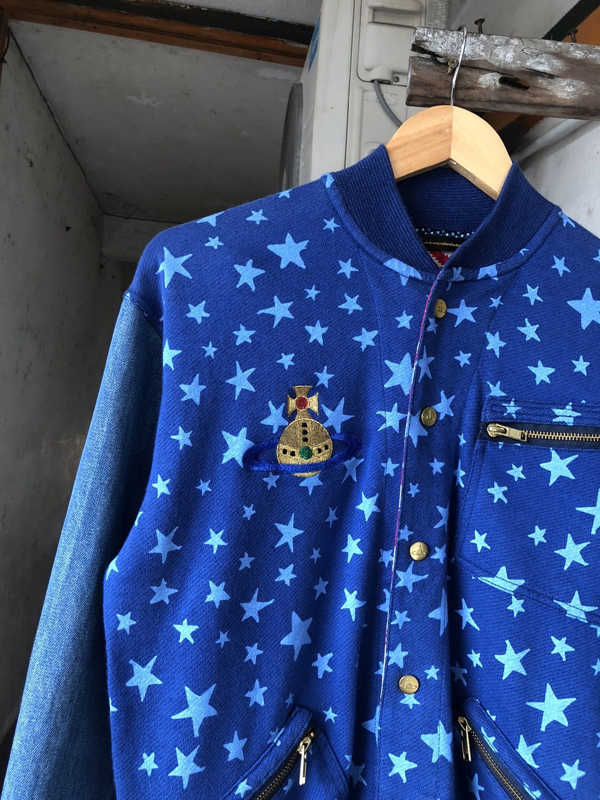 Lee × Vivienne Westwood Rare❗️Vivienne Westwood x Lee Varsity Jacket Aaron Ross Size US S / EU 44-46 / 1 - 6 Thumbnail