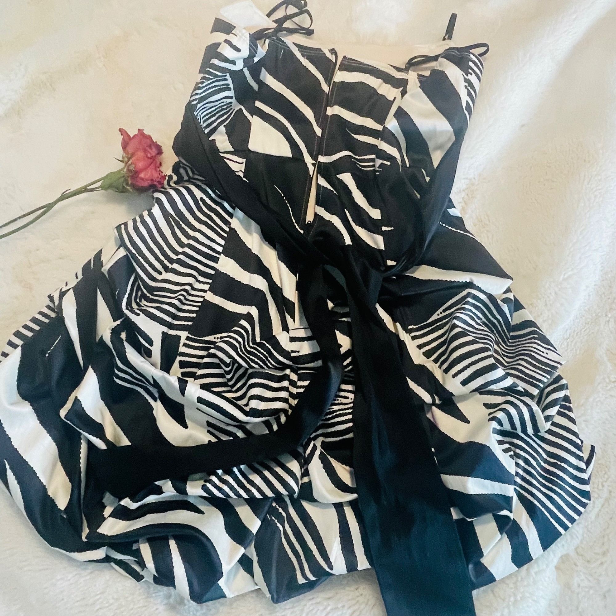 Other Zebra Print Strapless Party Dress By Ruby Rox Size 11 Size M / US 6-8 / IT 42-44 - 7 Thumbnail