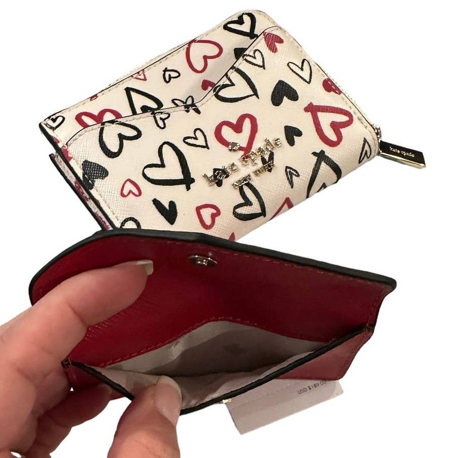 Kate Spade Kate Spade Staci Boxed Scribble Heart Printed Small Card Set Size ONE SIZE - 2 Thumbnail