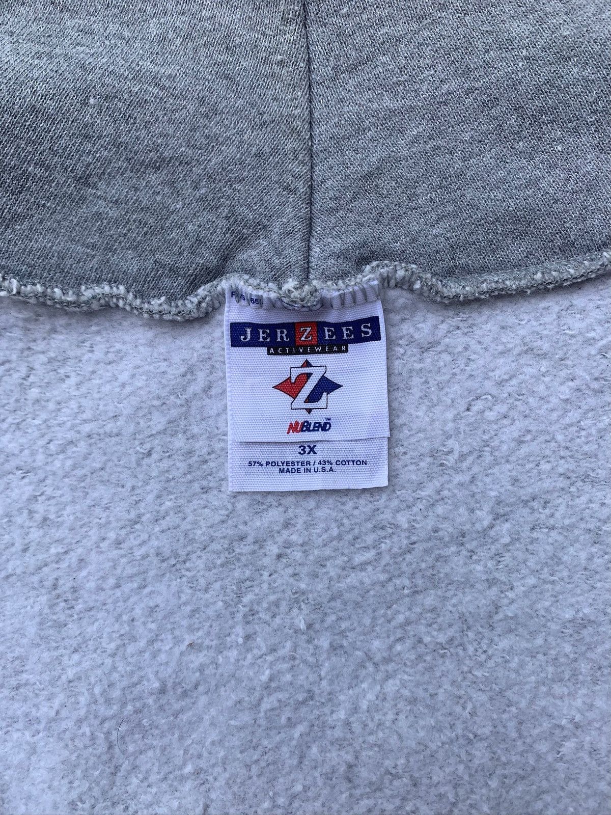 Jerzees Jerzees 1990s Blank Hoodie Size US XXL / EU 58 / 5 - 2 Thumbnail