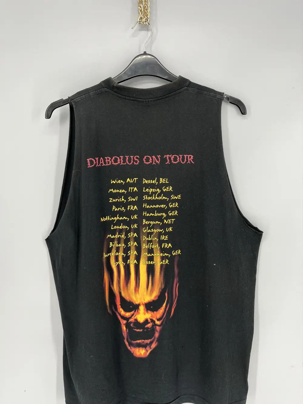 Band Tees Slayer vintage rare late 1999 tour shirt diabolus on tour Size US XL / EU 56 / 4 - 10 Thumbnail