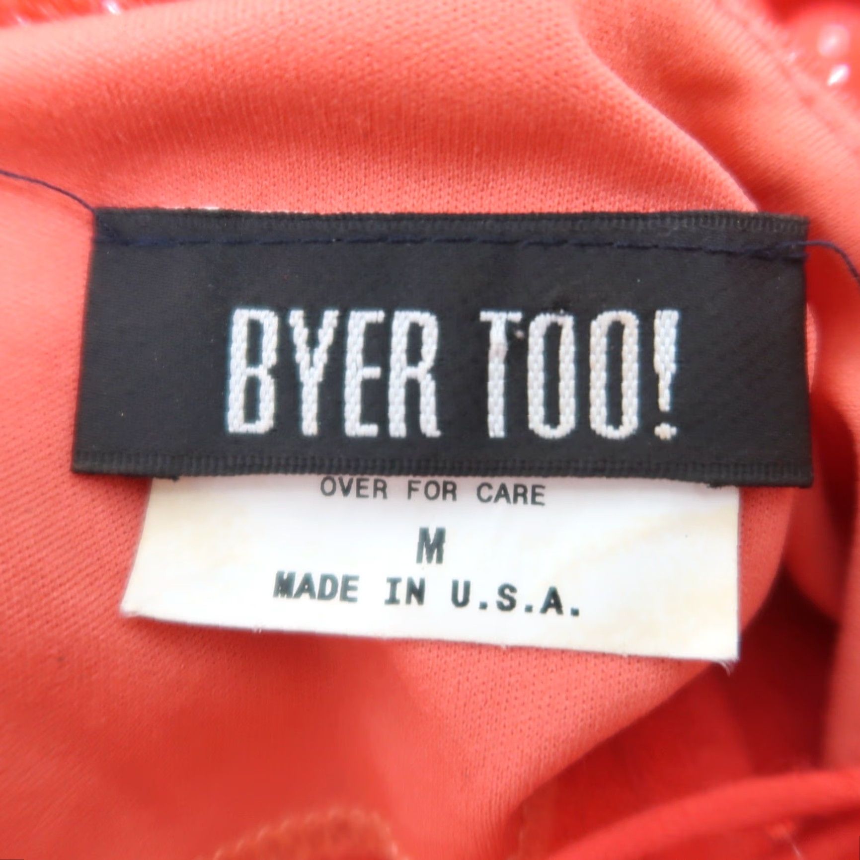 Vintage VINTAGE Byer Too! dress Party Mini 90s Coral Red Sparkly Asymmetrical Sleeveless M Womens Size M / US 6-8 / IT 42-44 - 5 Thumbnail
