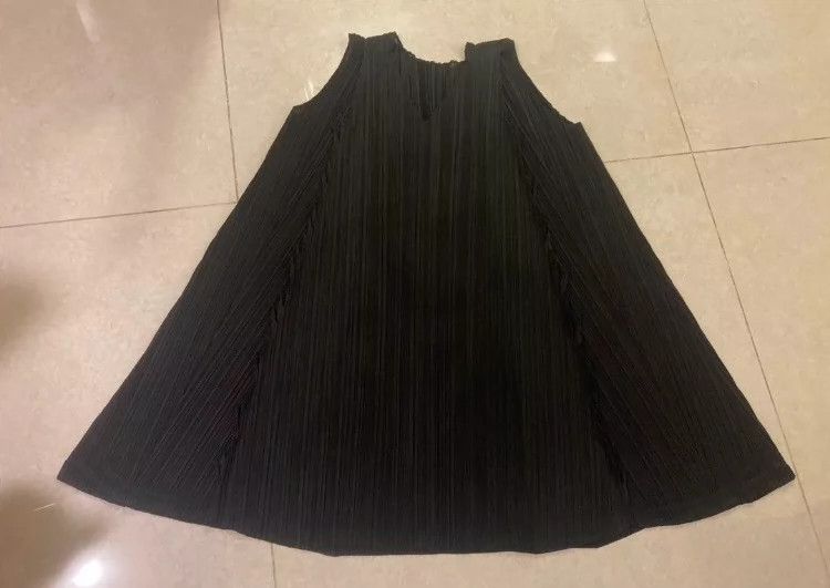 Issey Miyake Issey Miyake size:3 Black zigzag dress Size M / US 6-8 / IT 42-44 - 5 Thumbnail