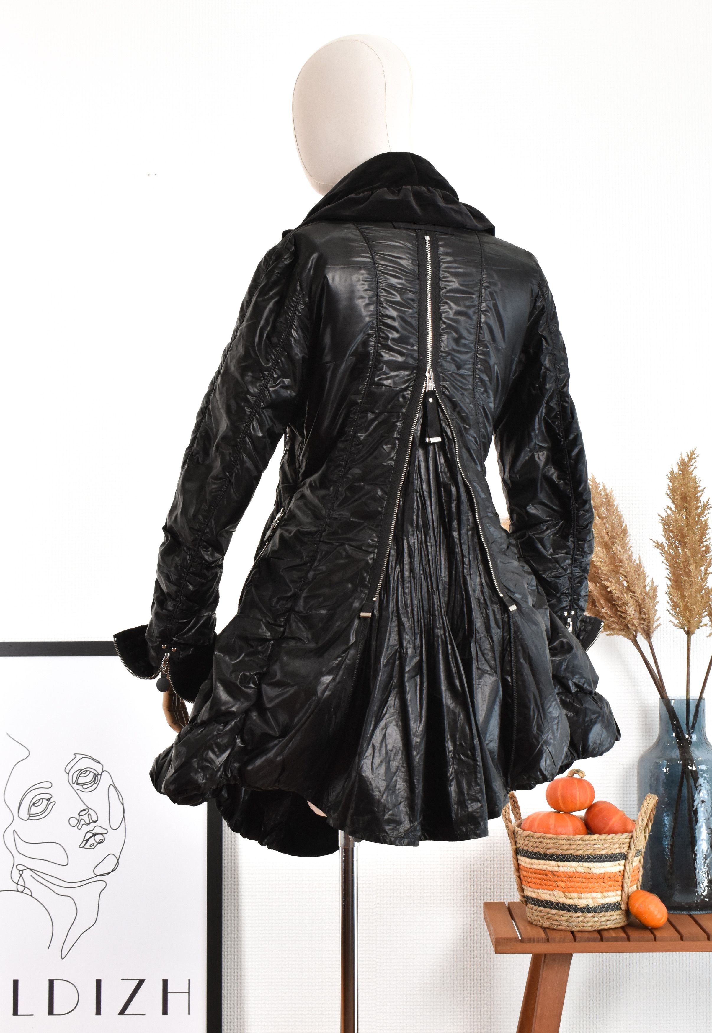 Other HIGH USE Ruffles Bell Jacket Snaps Zippers Lagenlook Size L / US 10 / IT 46 - 4 Thumbnail