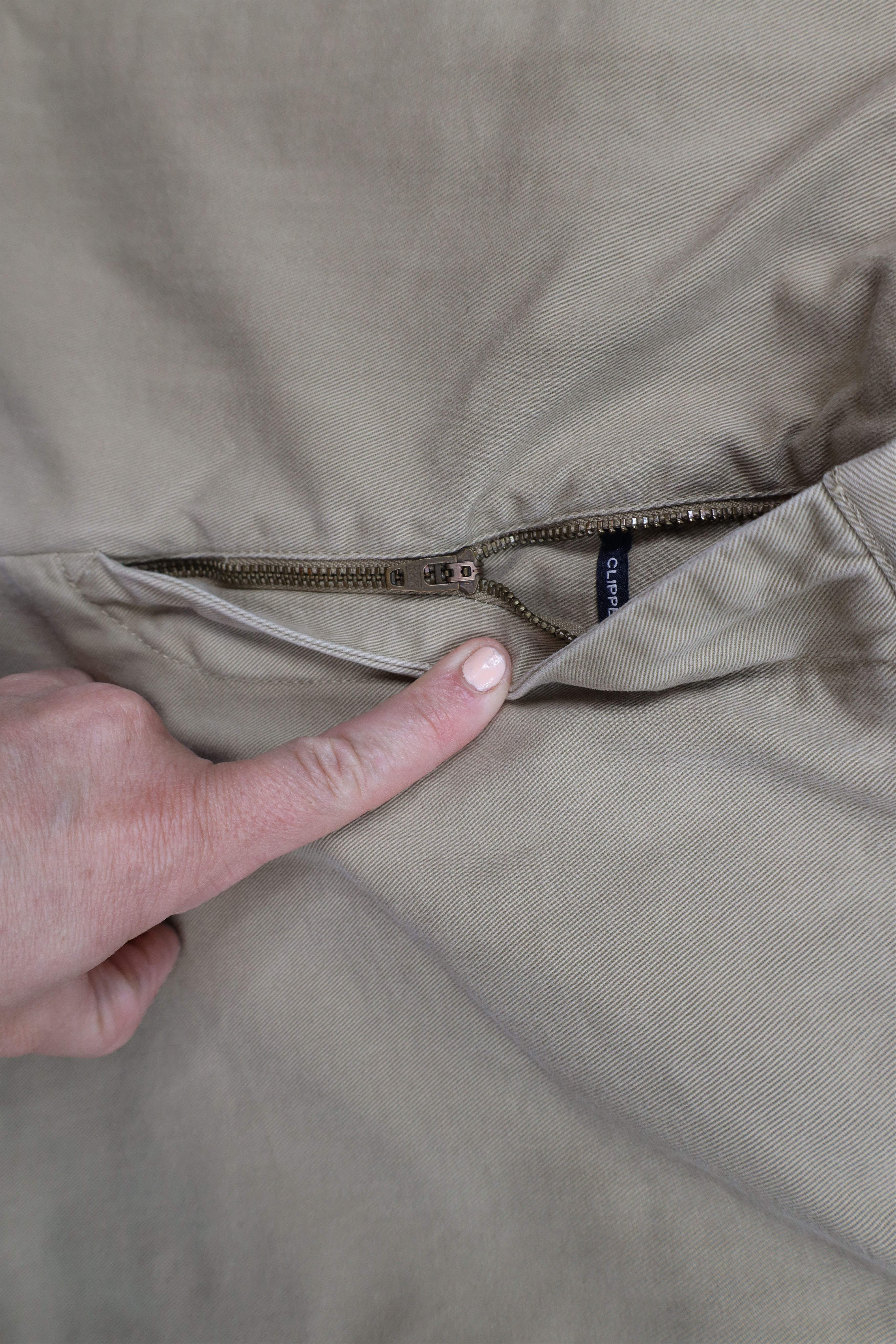 Nautica × Vintage Vintage 90s Y2K Nautica Wide Leg Chino Pants Beige Cotton Size US 36 / EU 52 - 7 Thumbnail