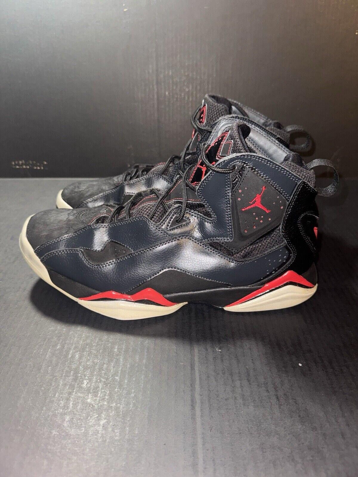 Jordan Brand Nike Air Jordan True Flight Black Red Grey 342964-002 Sz 11 Size US 11 / EU 44 - 5 Thumbnail