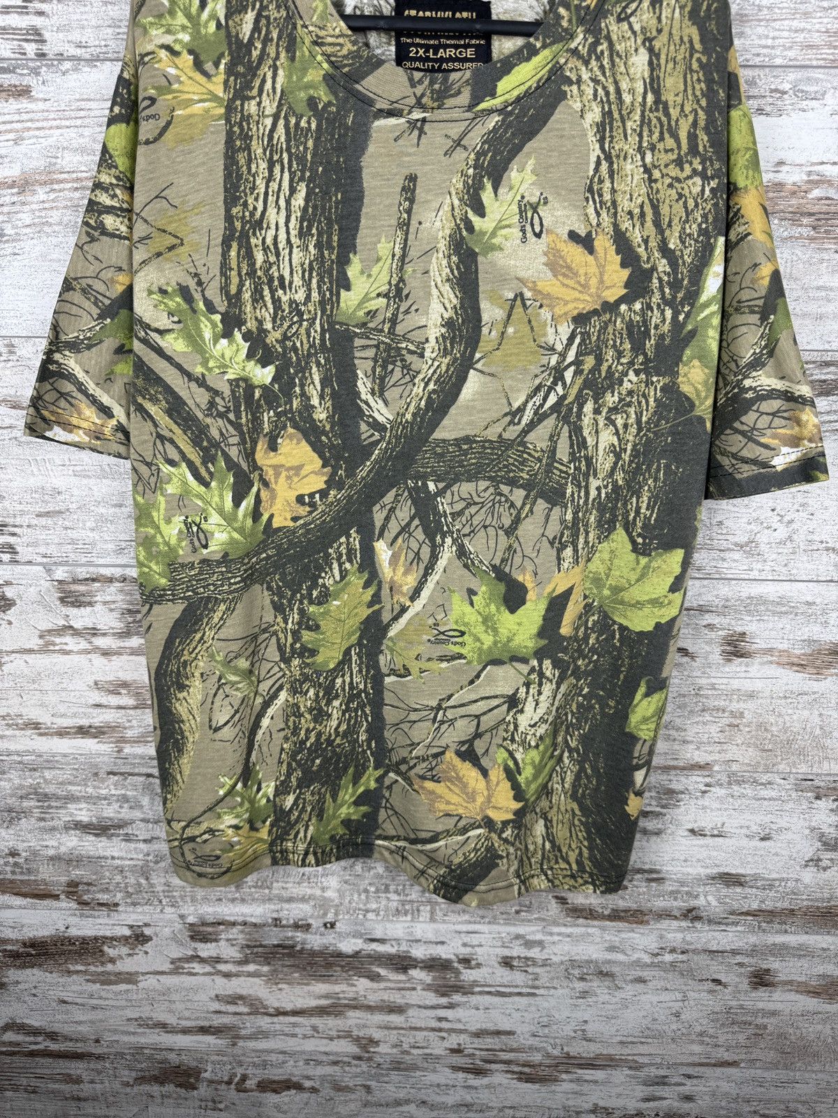 Vintage Crazy Vintage Y2K Realtree Camo T-shirt Carhartt Style tee Size US XL / EU 56 / 4 - 4 Thumbnail