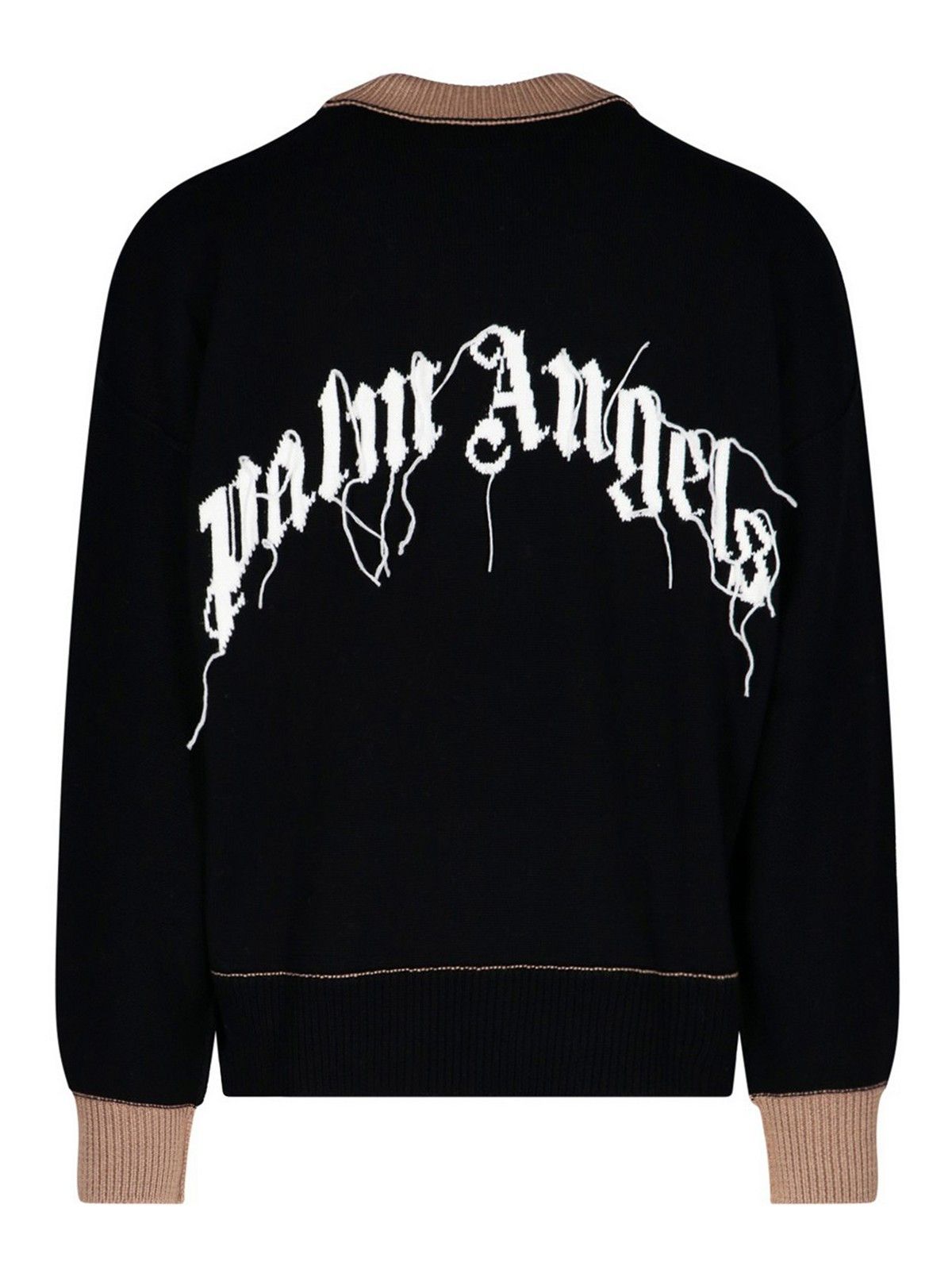Palm Angels o1gr1nt0425 Pa Bear Sweater in Black Brown Size US M / EU 48-50 / 2 - 3 Thumbnail