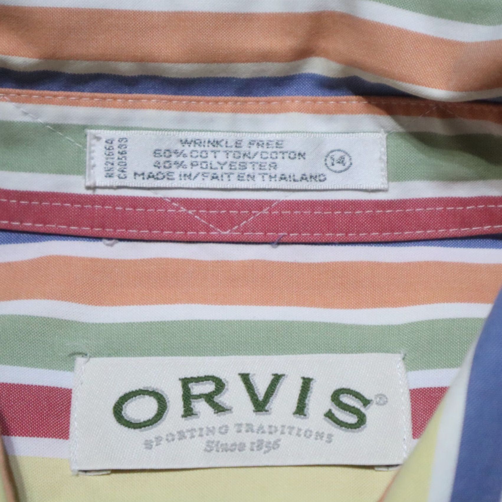 Orvis Orvis Shirt Button-Up Multicolor Striped Long Sleeve Women Ladies Size 6 Size M / US 6-8 / IT 42-44 - 3 Thumbnail