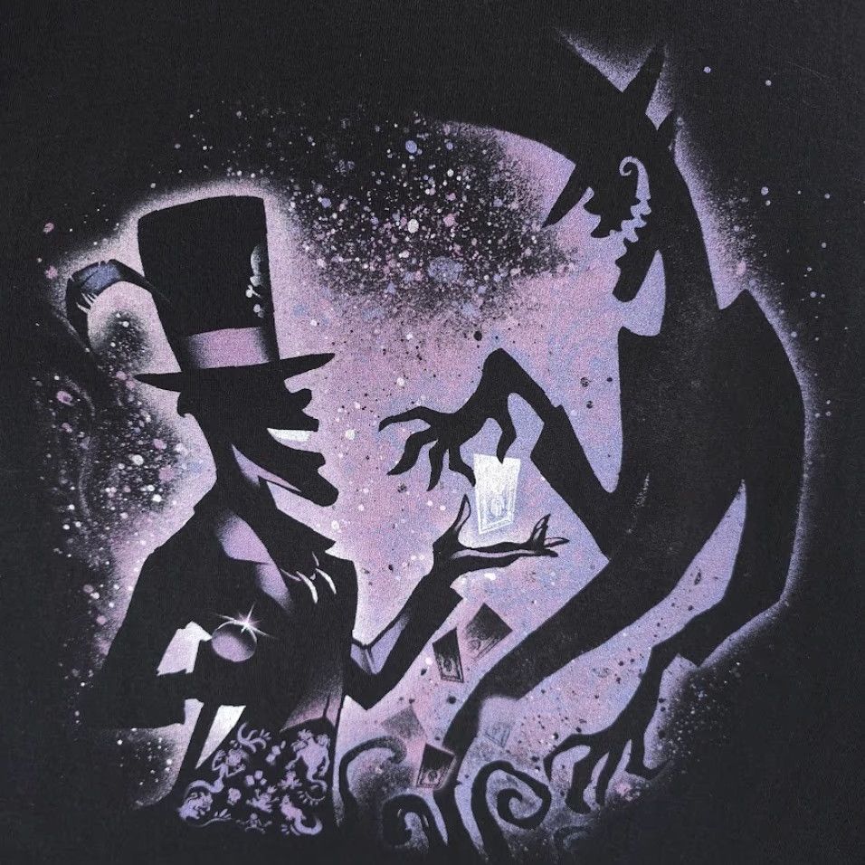 Disney VINTAGE Shadow Man T Shirt Mens Size 4XLT Black Disney Dr Facilier Princess & The Frog Shirt Mens Black Disney Shadow Man 90s 4XLT Size US XXL / EU 58 / 5 - 3 Thumbnail