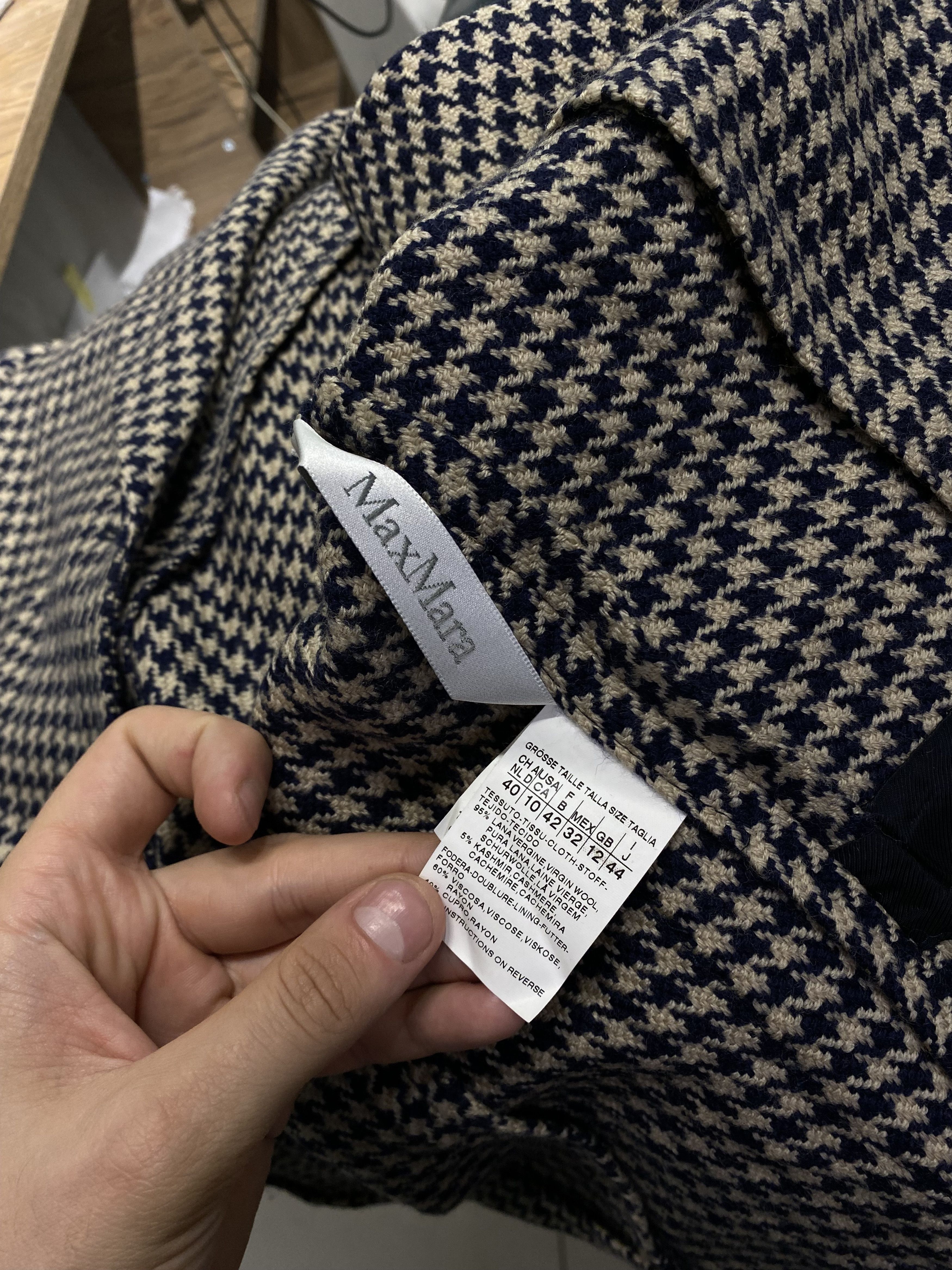 Max Mara vintage Max Mara wool cashmere unlined blazer jacket size M Size M / US 6-8 / IT 42-44 - 11 Thumbnail