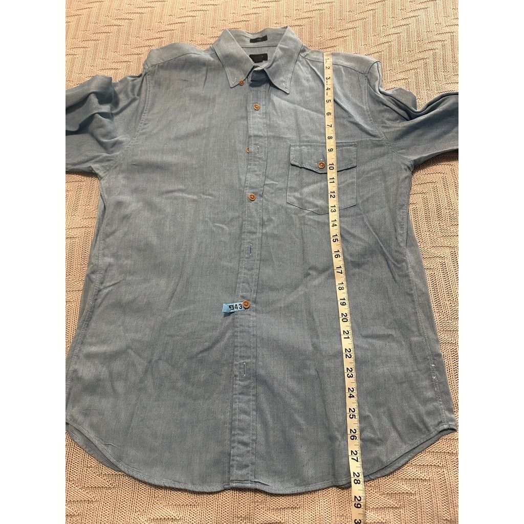 J.Crew J Crew blue denim slim fit long sleeve button down size M Size US M / EU 48-50 / 2 - 8 Thumbnail