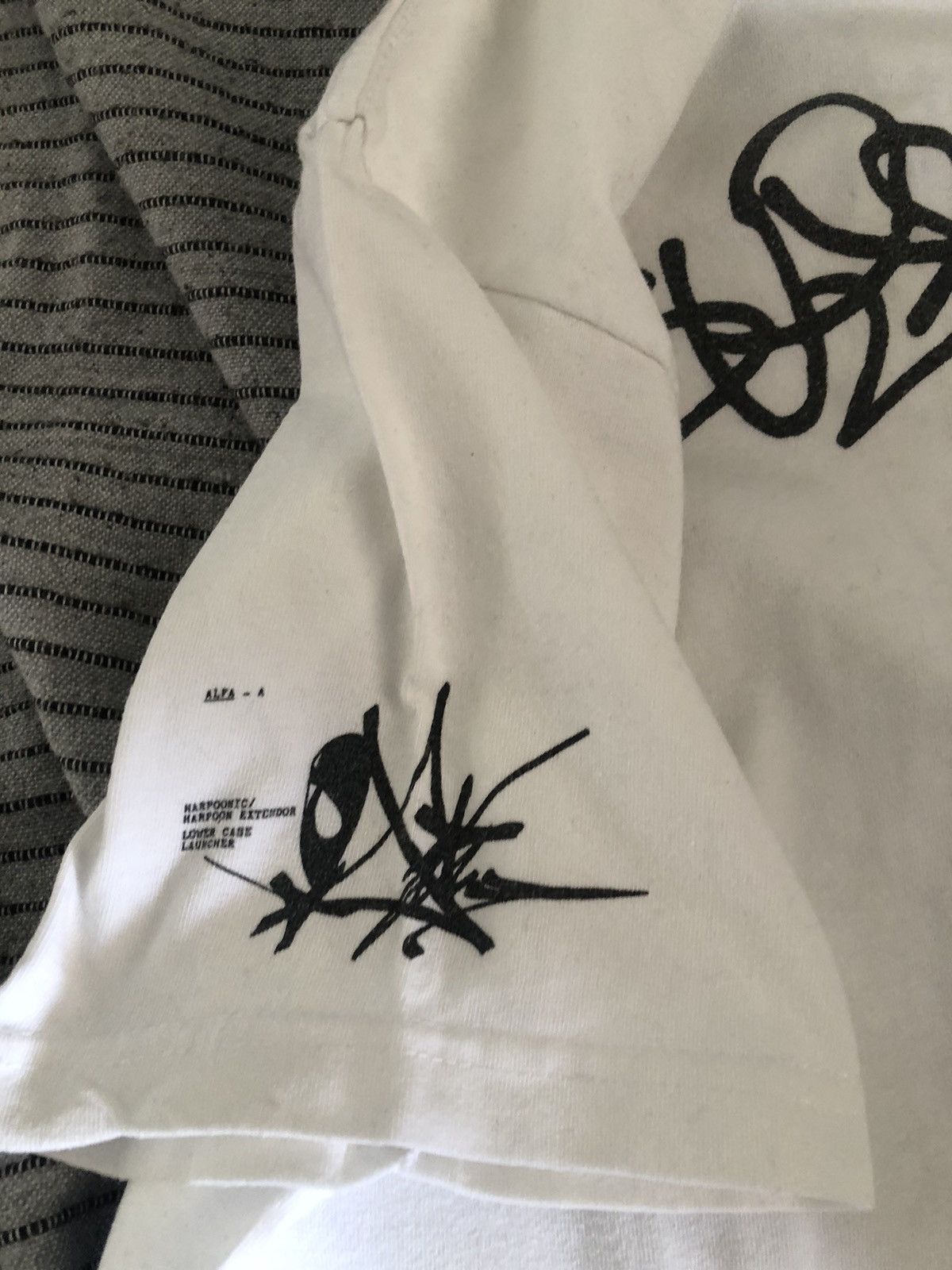 Supreme Supreme Rammellzee Tag Tee Black Size US L / EU 52-54 / 3 - 3 Thumbnail