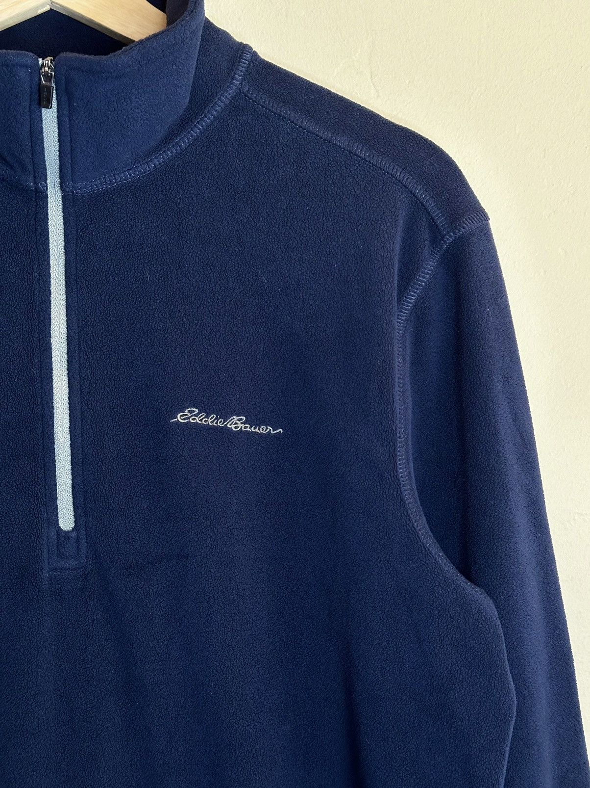 Designer × Eddie Bauer *RARE* Eddie Bauer Fleece Half Zip Pull-Over Sweater Jacket Size US S / EU 44-46 / 1 - 2 Thumbnail