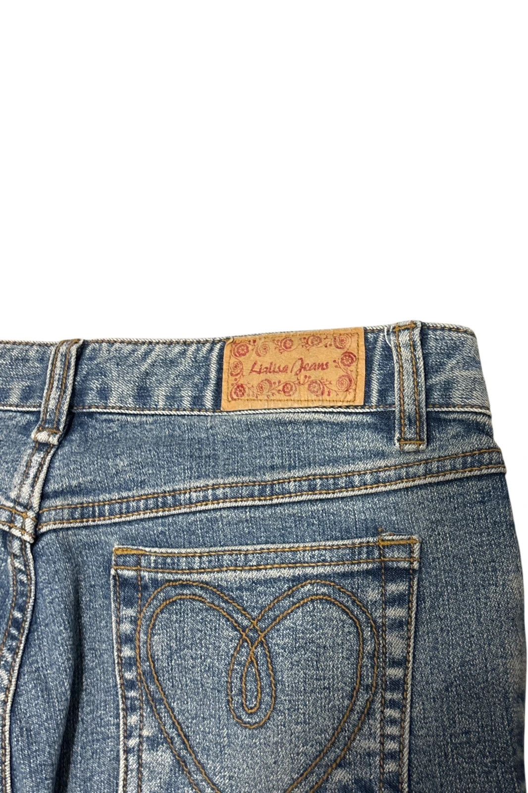 LIZ LISA Liz Lisa lace up bootcut denim w/ embroided heart pocket Size 28" / US 6 / IT 42 - 5 Thumbnail