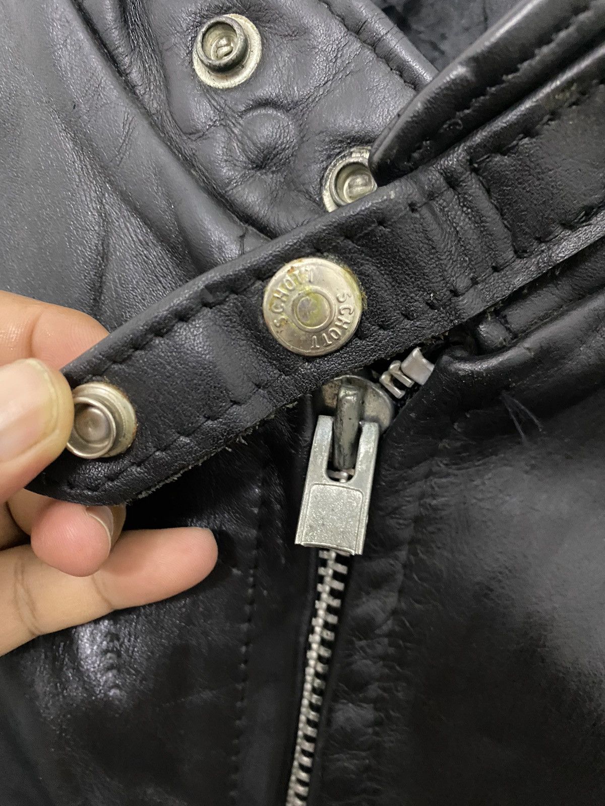 Schott 🔥VTG SCHOTT NYC BIKERS LEATHER JACKETS Size US M / EU 48-50 / 2 - 11 Thumbnail