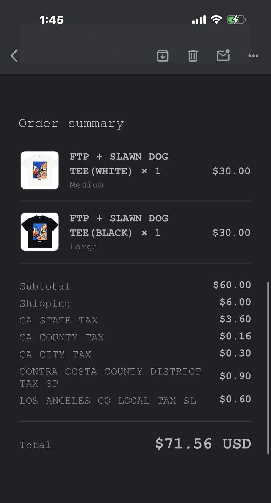 Fuck The Population FTP + SLAWN DOG TEE(BLACK) Size US L / EU 52-54 / 3 - 3 Thumbnail