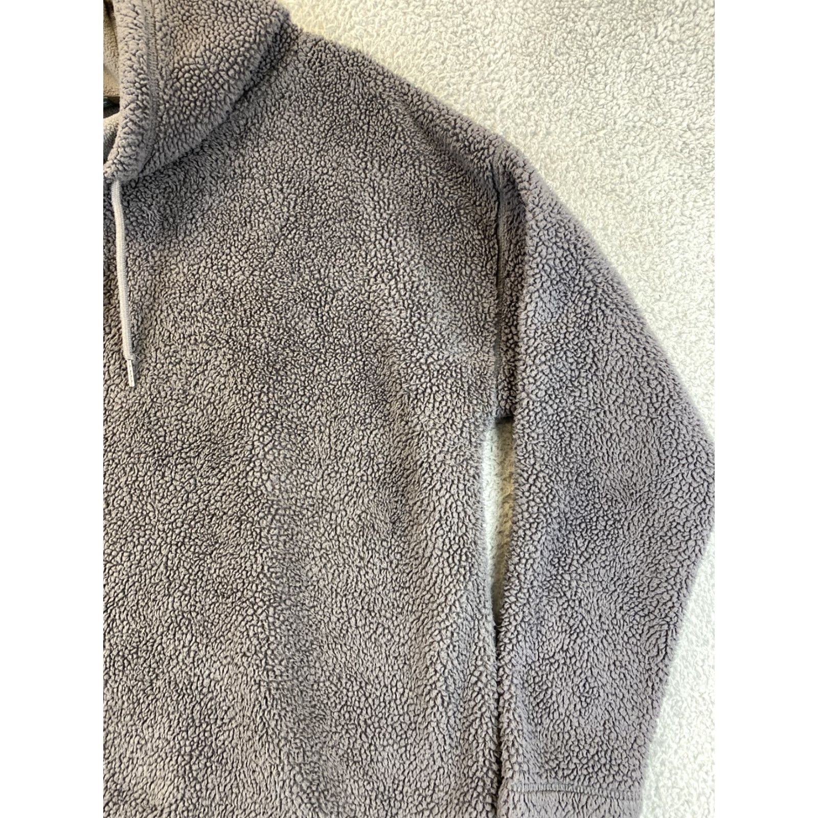 Champion C9 by Champion Pullover Jacket Womens L Gray Long Sleeve Sherpa High Neck Size L / US 10 / IT 46 - 2 Thumbnail