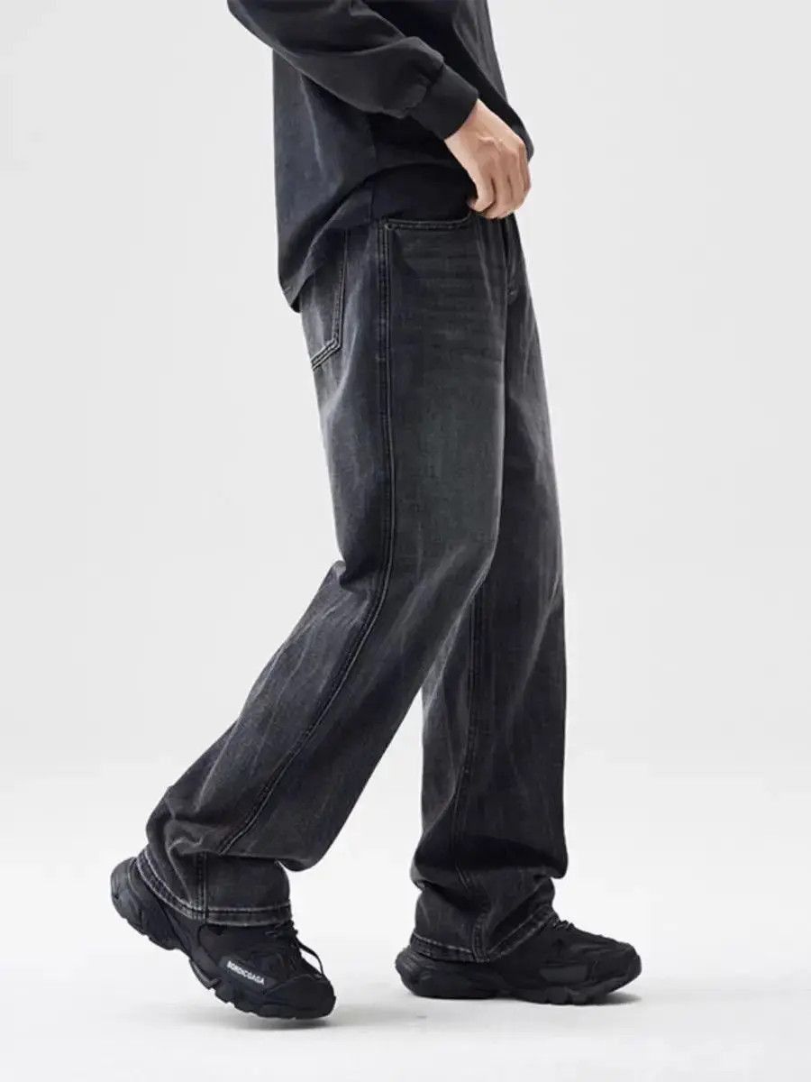 Japanese Brand American High Street Black Relaxed Jeans Size US 30 / EU 46 - 5 Thumbnail