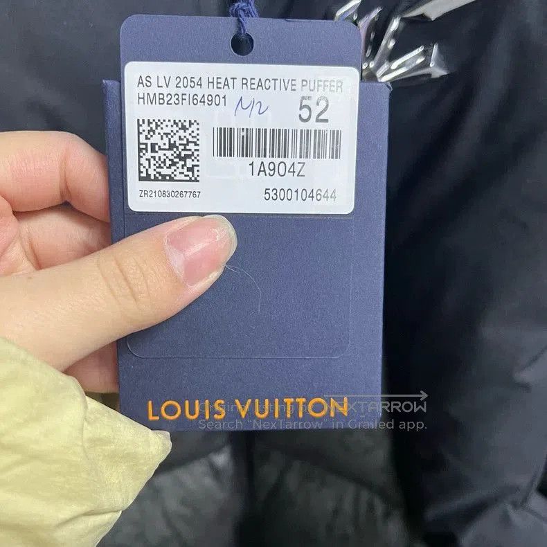 Louis Vuitton Louis Vuitton Gray 2054 Hooded Down Jacket. Size US XL / EU 56 / 4 - 3 Thumbnail