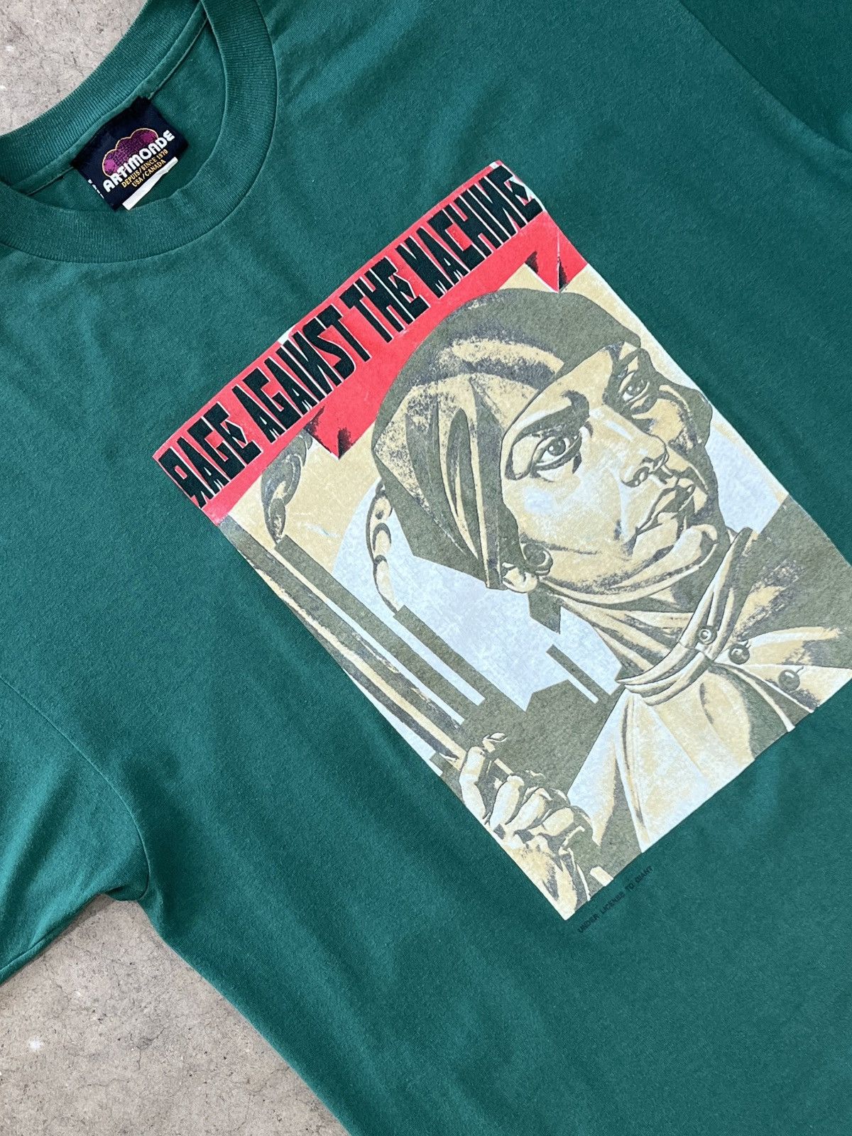 Band Tees Vintage 90s Rage Aganist the Machine Woman Suffrage Tee XL Size US XL / EU 56 / 4 - 1 Thumbnail