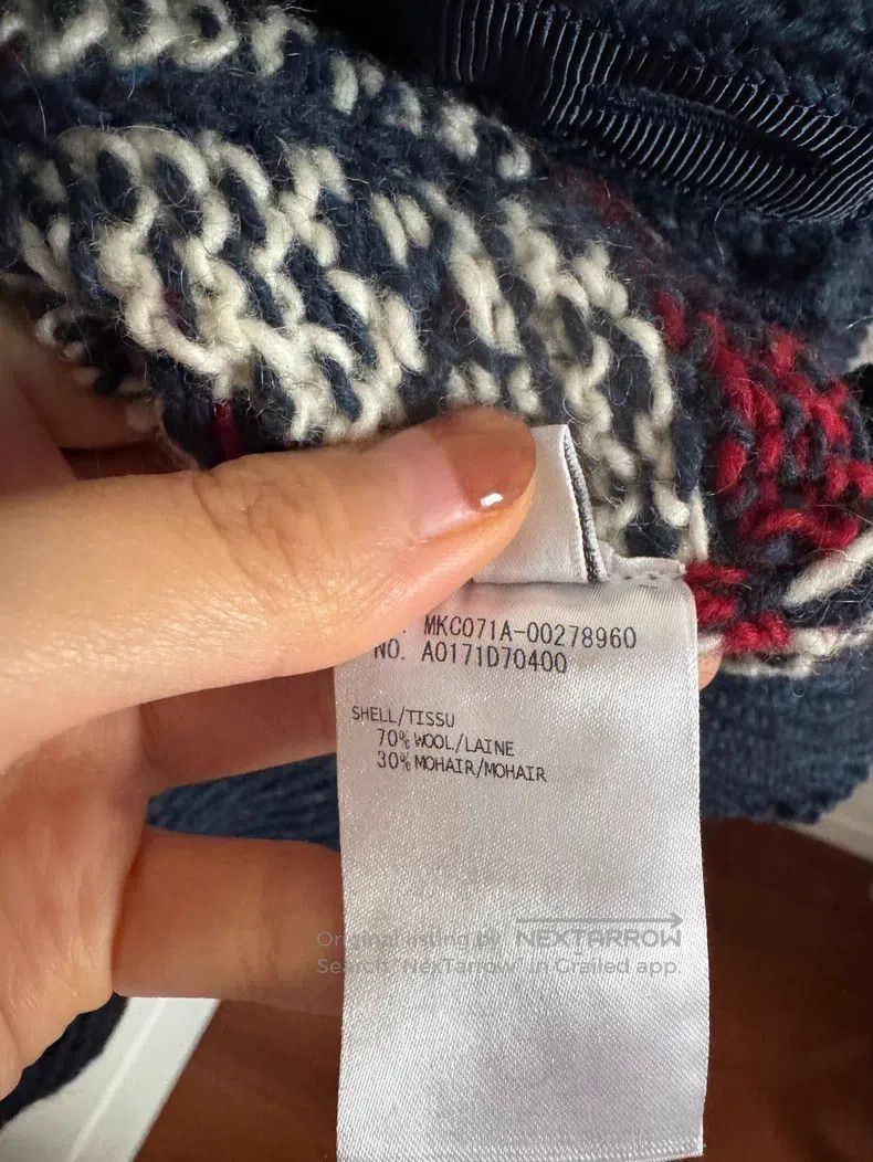 Thom Browne Thom Browne Sailing Pattern Wool Knit Cardigan Size US XS / EU 42 / 0 - 5 Thumbnail